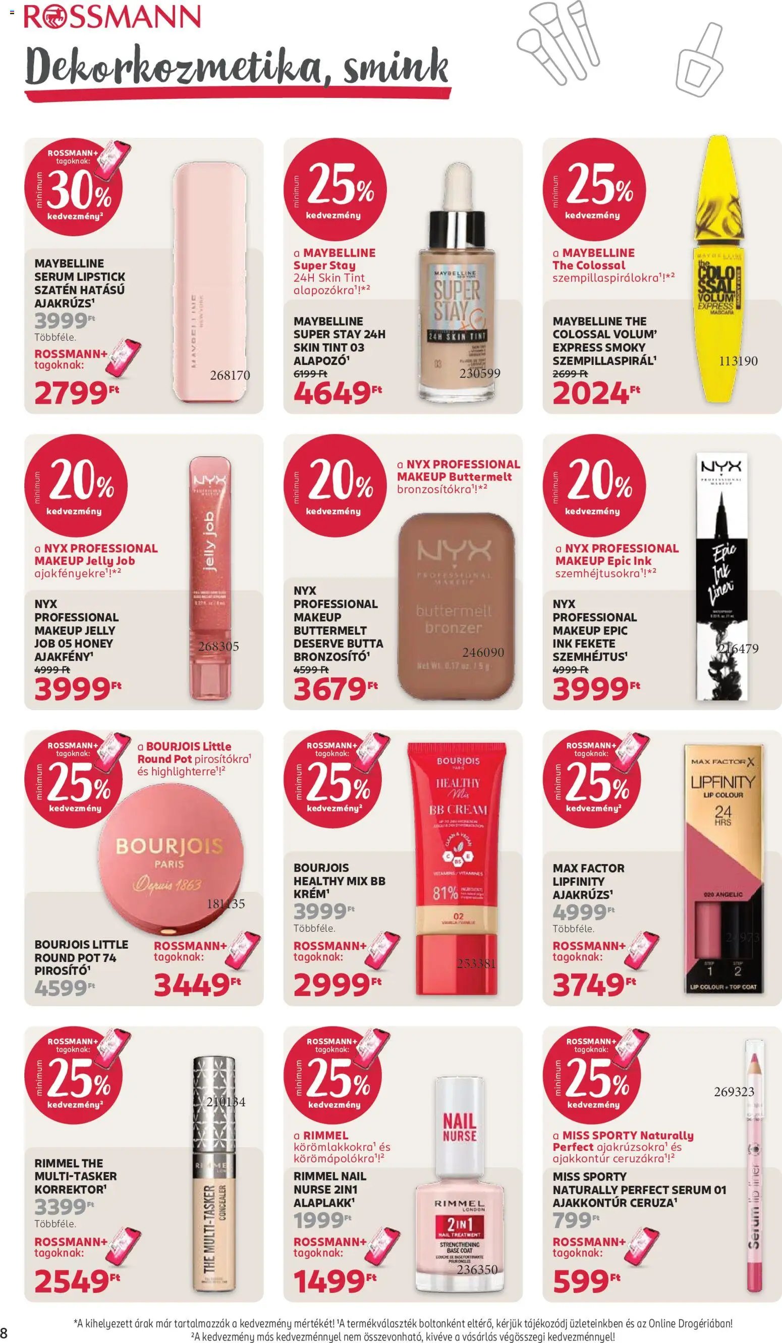 Rossmann újság 2026.07.20. Rossmann akciós újság