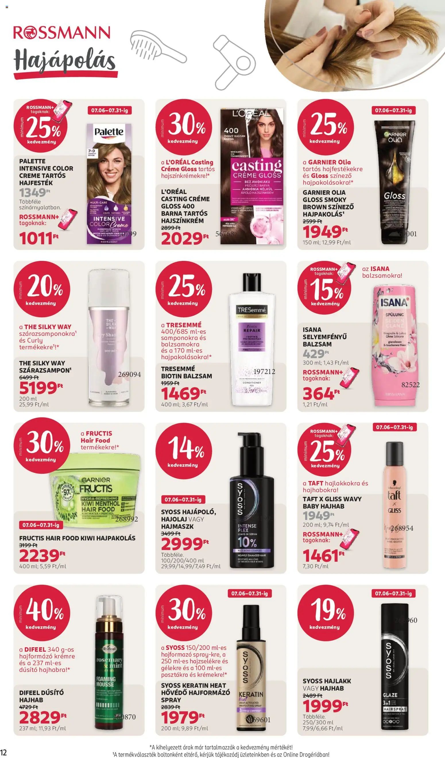 Rossmann újság 2026.07.20. Rossmann akciós újság