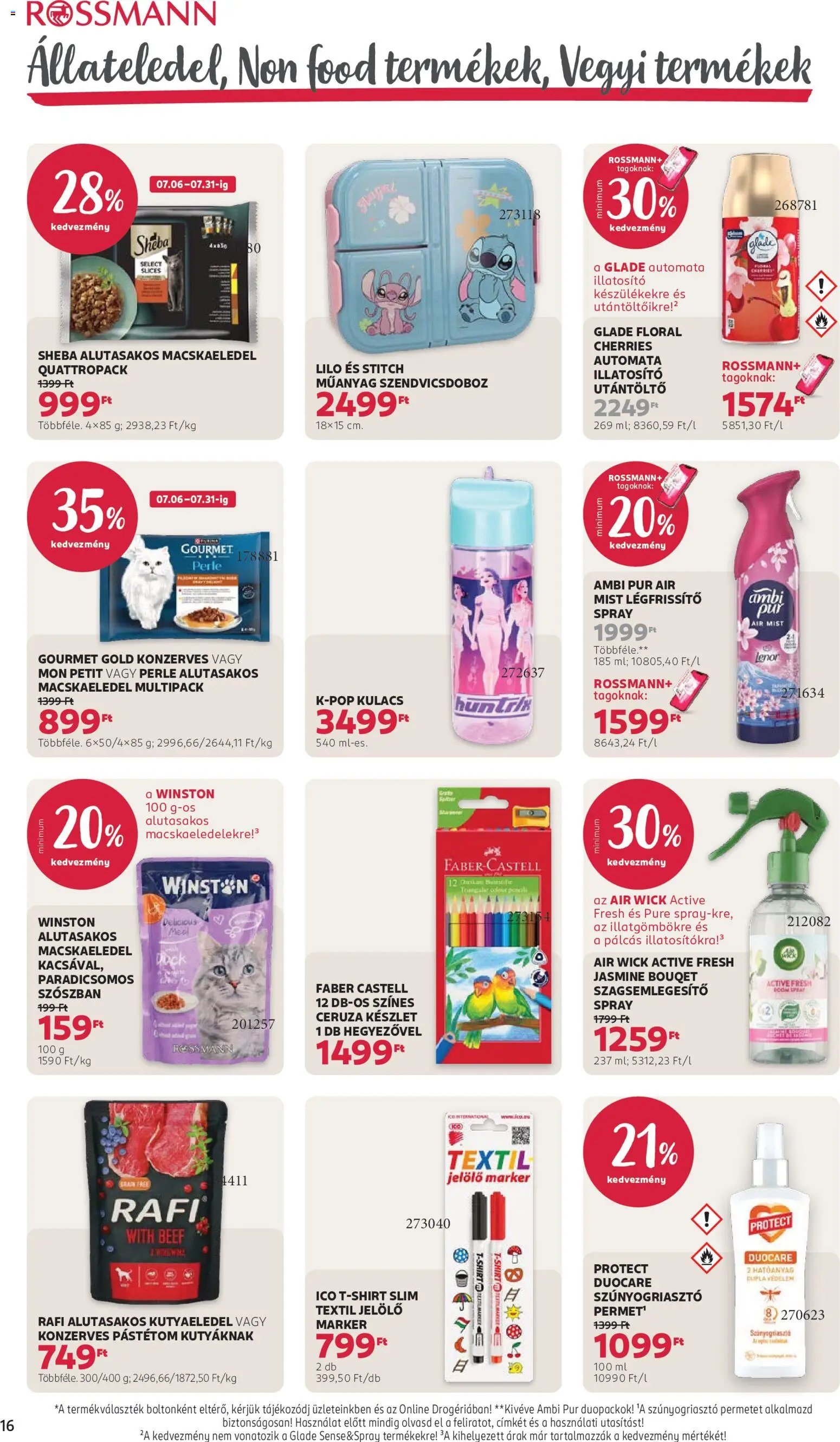 Rossmann újság 2026.07.20. Rossmann akciós újság