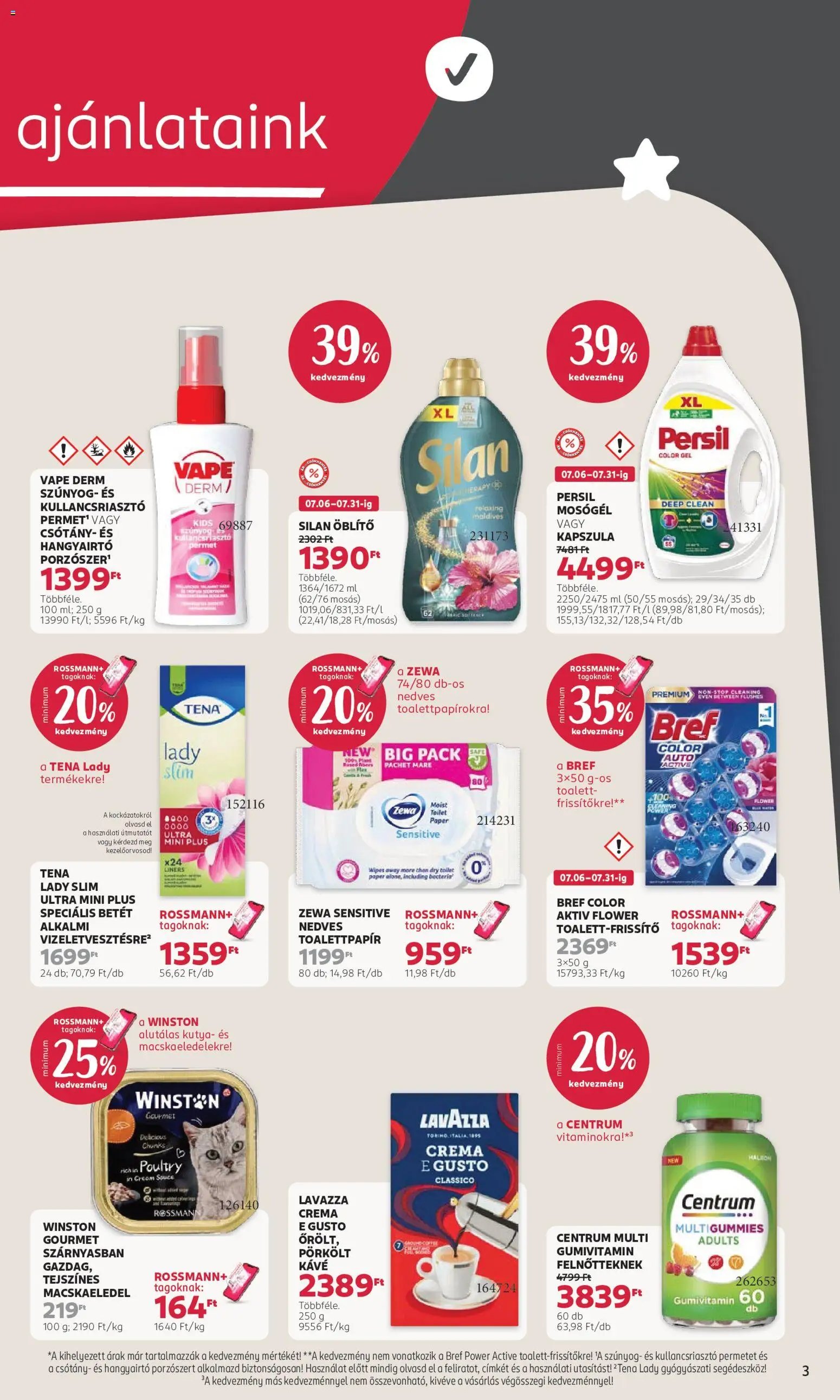 Rossmann újság 2026.07.20. Rossmann akciós újság