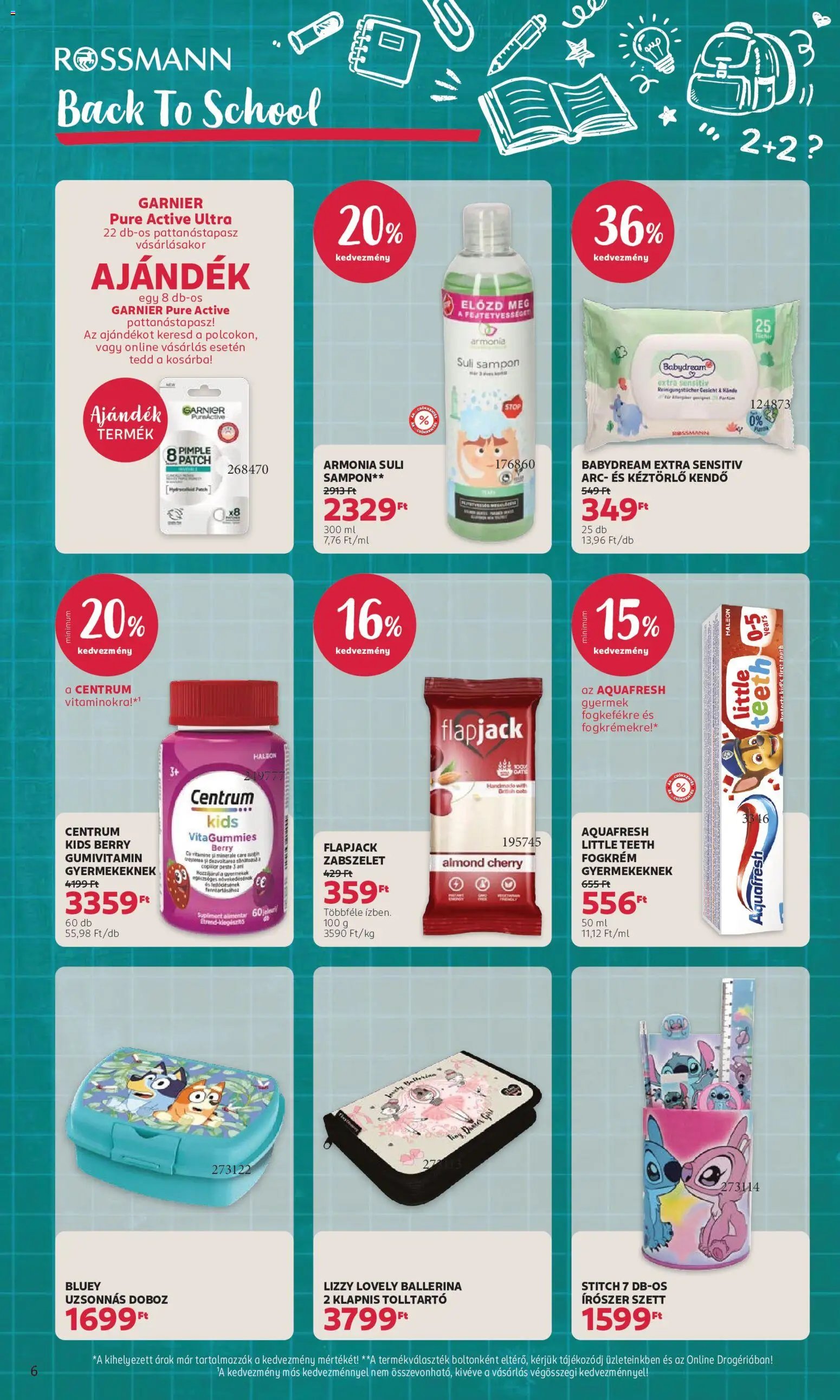 Rossmann újság 2026.07.20. Rossmann akciós újság