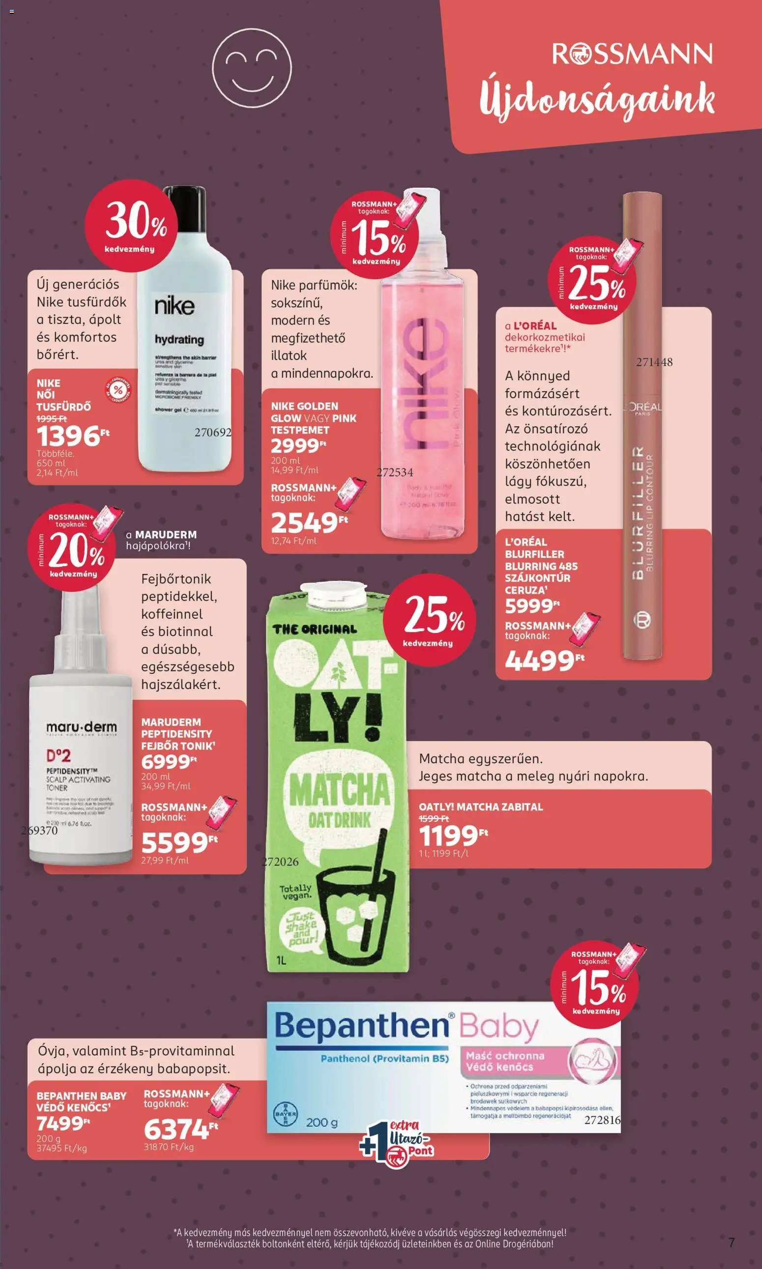 Rossmann újság 2026.07.20. Rossmann akciós újság