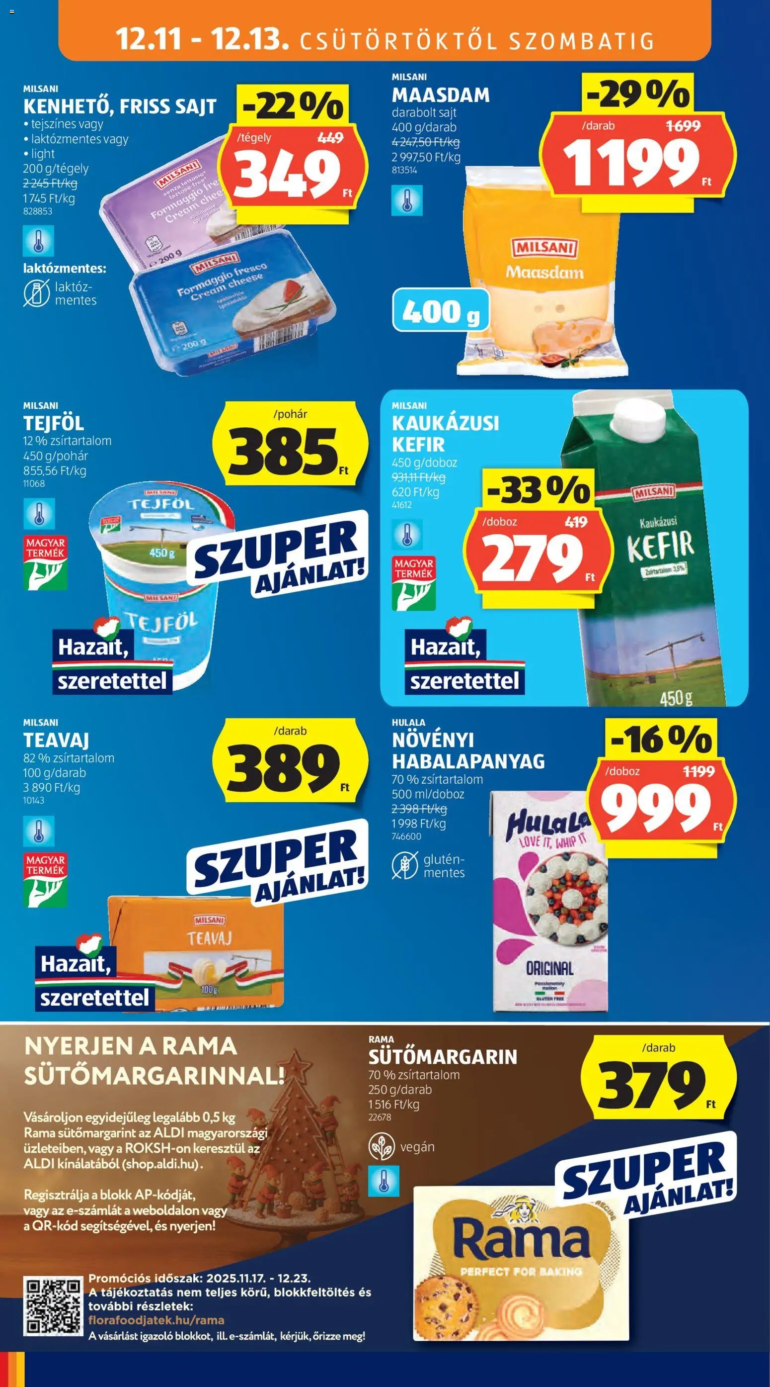 Aldi újság 2025.12.11. Akciós újság Aldi (2025-12-11 - 2025-12-17)