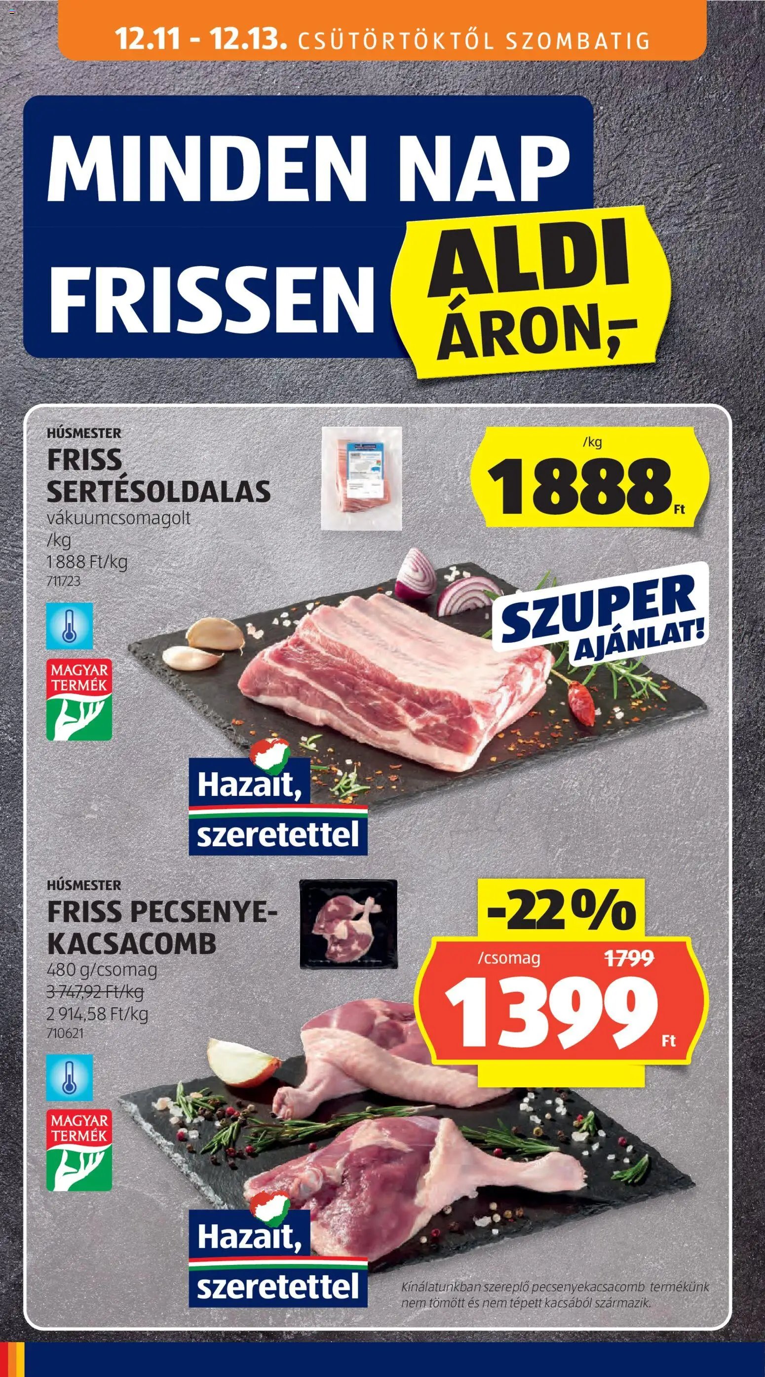 Aldi újság 2025.12.11. Akciós újság Aldi (2025-12-11 - 2025-12-17)