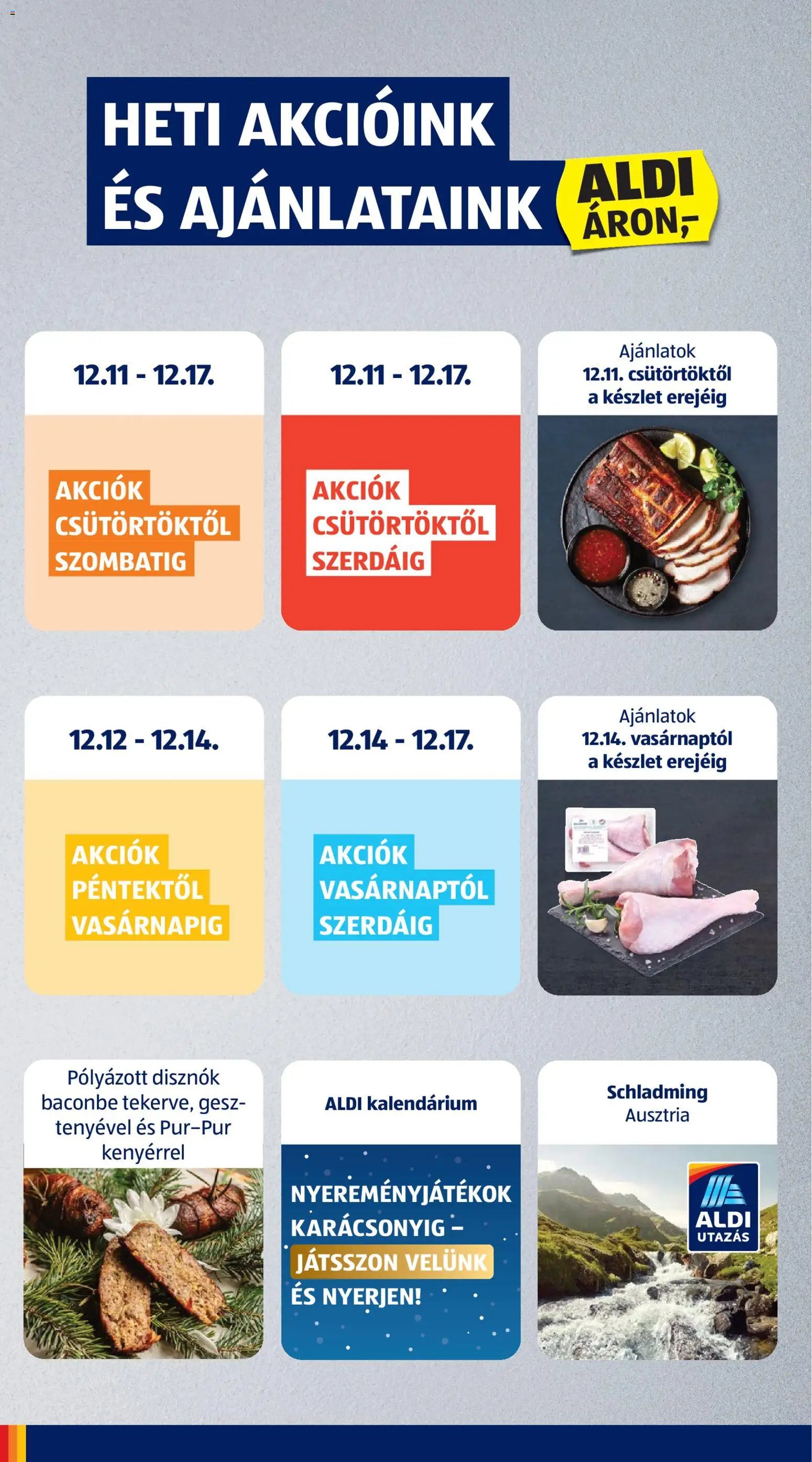 Aldi újság 2025.12.11. Akciós újság Aldi (2025-12-11 - 2025-12-17)