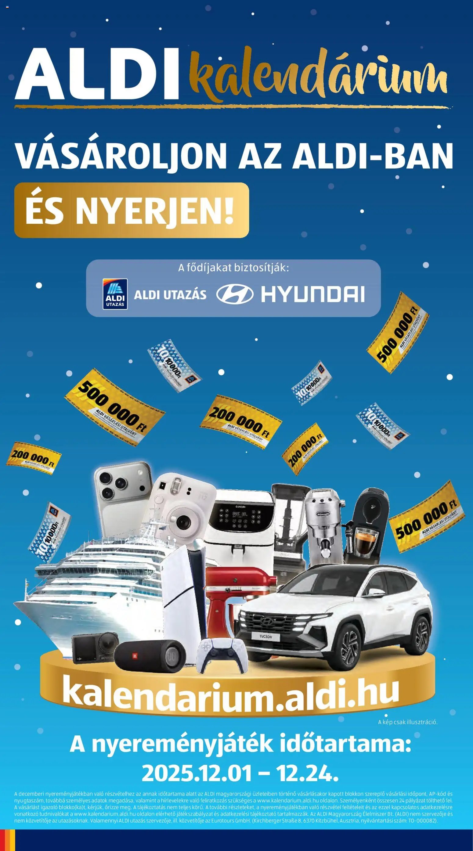 Aldi újság 2025.12.11. Akciós újság Aldi (2025-12-11 - 2025-12-17)