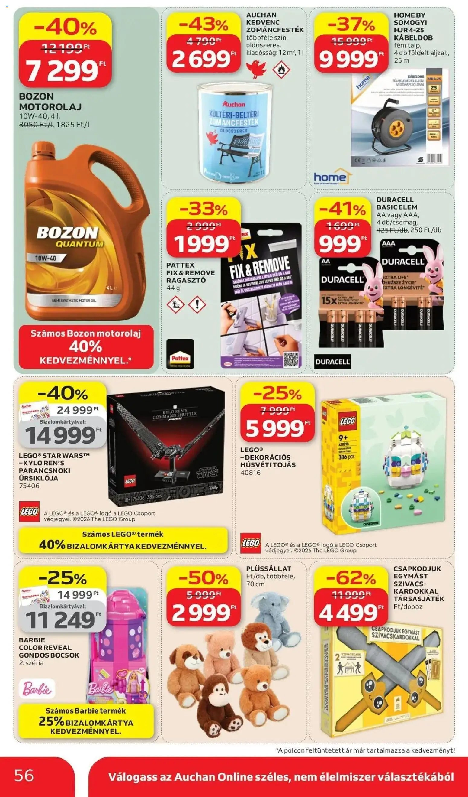 Auchan újság 2026.03.26. Auchan akciós újság Székesfehérvár (2026-03-26 - 2026-04-08)