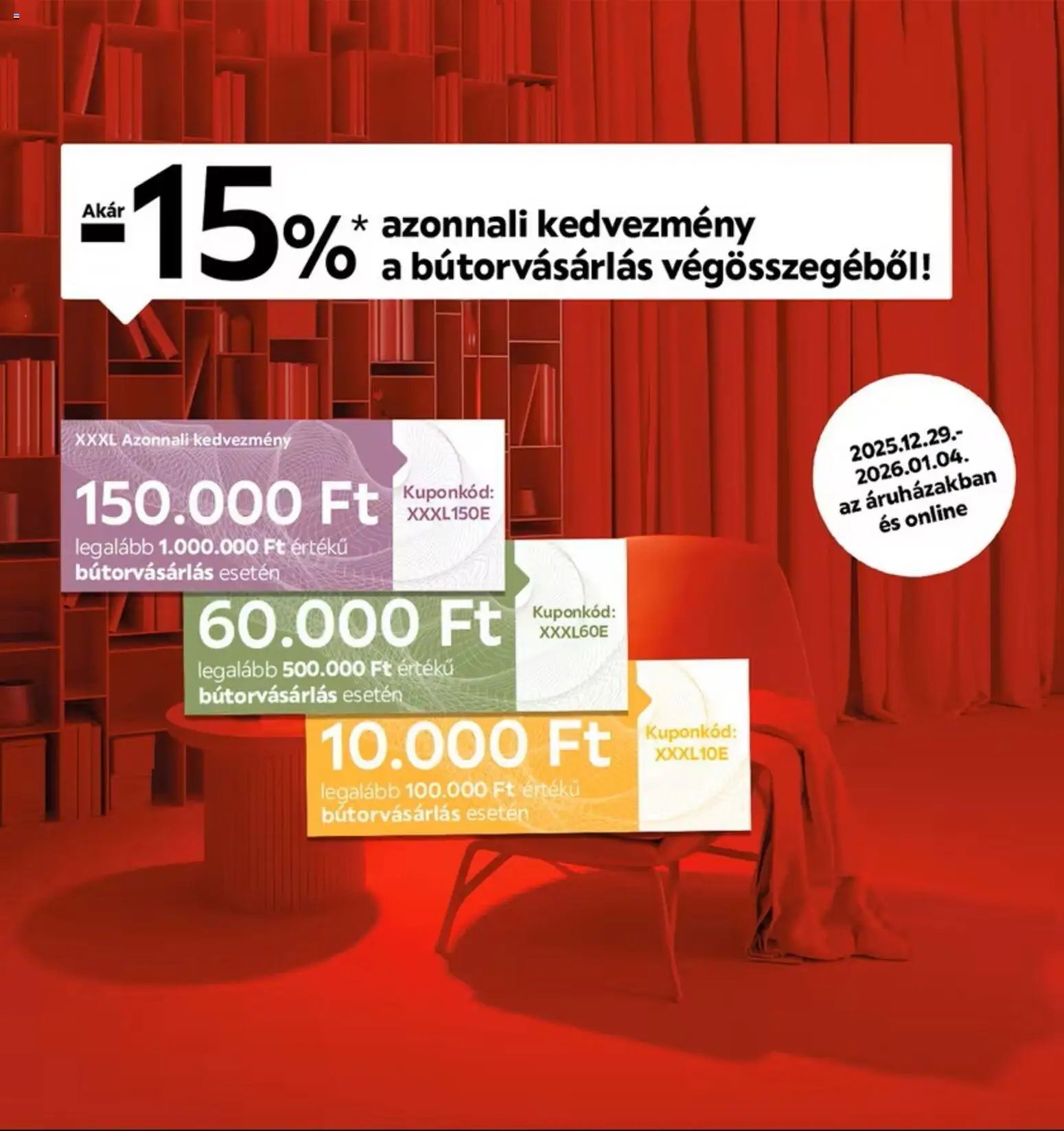 XXXLutz újság 2025.12.29. Akciós újság XXXLutz (2025-12-29 - 2026-01-04)