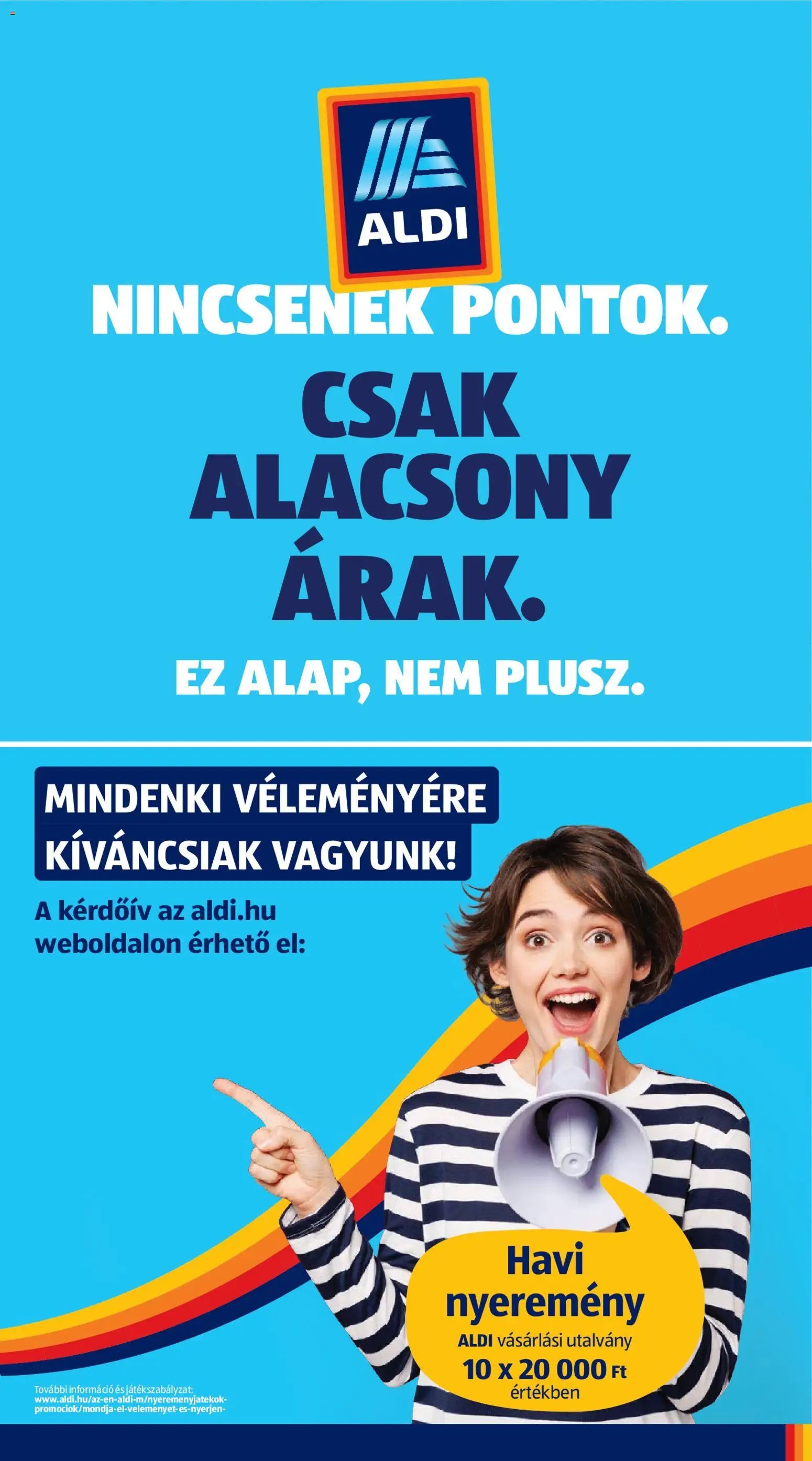 Aldi újság 2026.08.13. Aldi Középső sor termékei