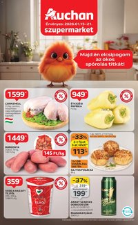 Auchan újság 2026.01.15. Szupermarket akciós újság (2026-01-15 - 2026-01-21)