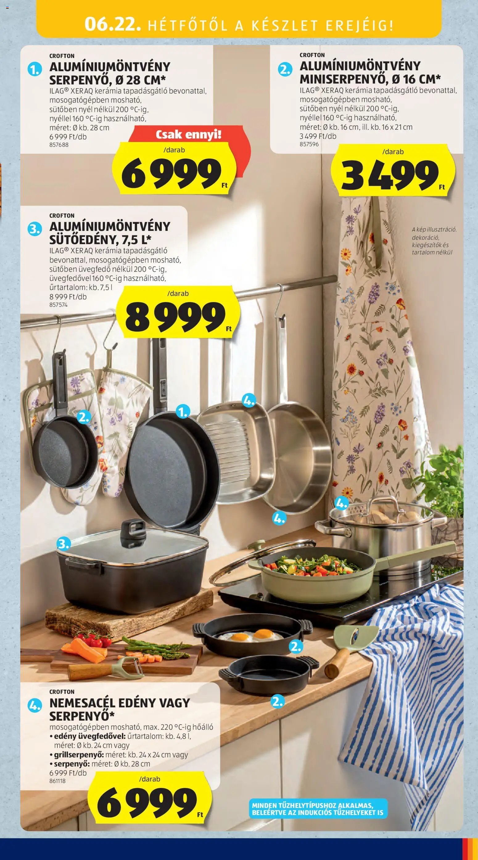 Aldi újság 2026.06.18. Aldi Középső sor termékei
