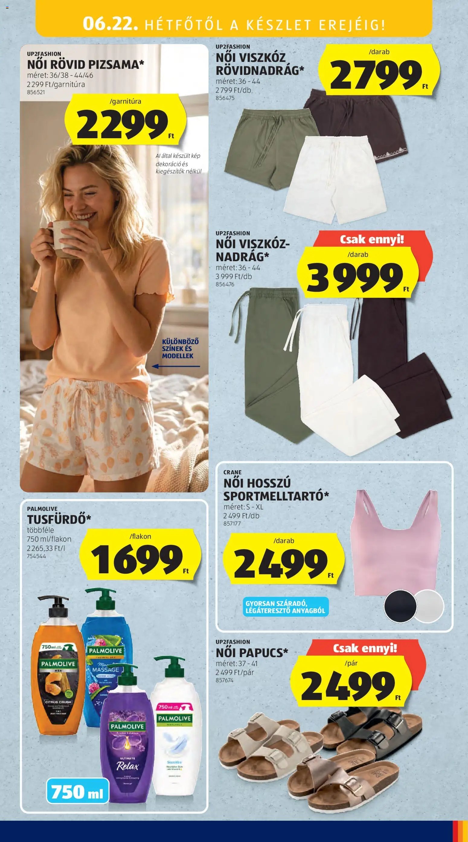 Aldi újság 2026.06.18. Aldi Középső sor termékei