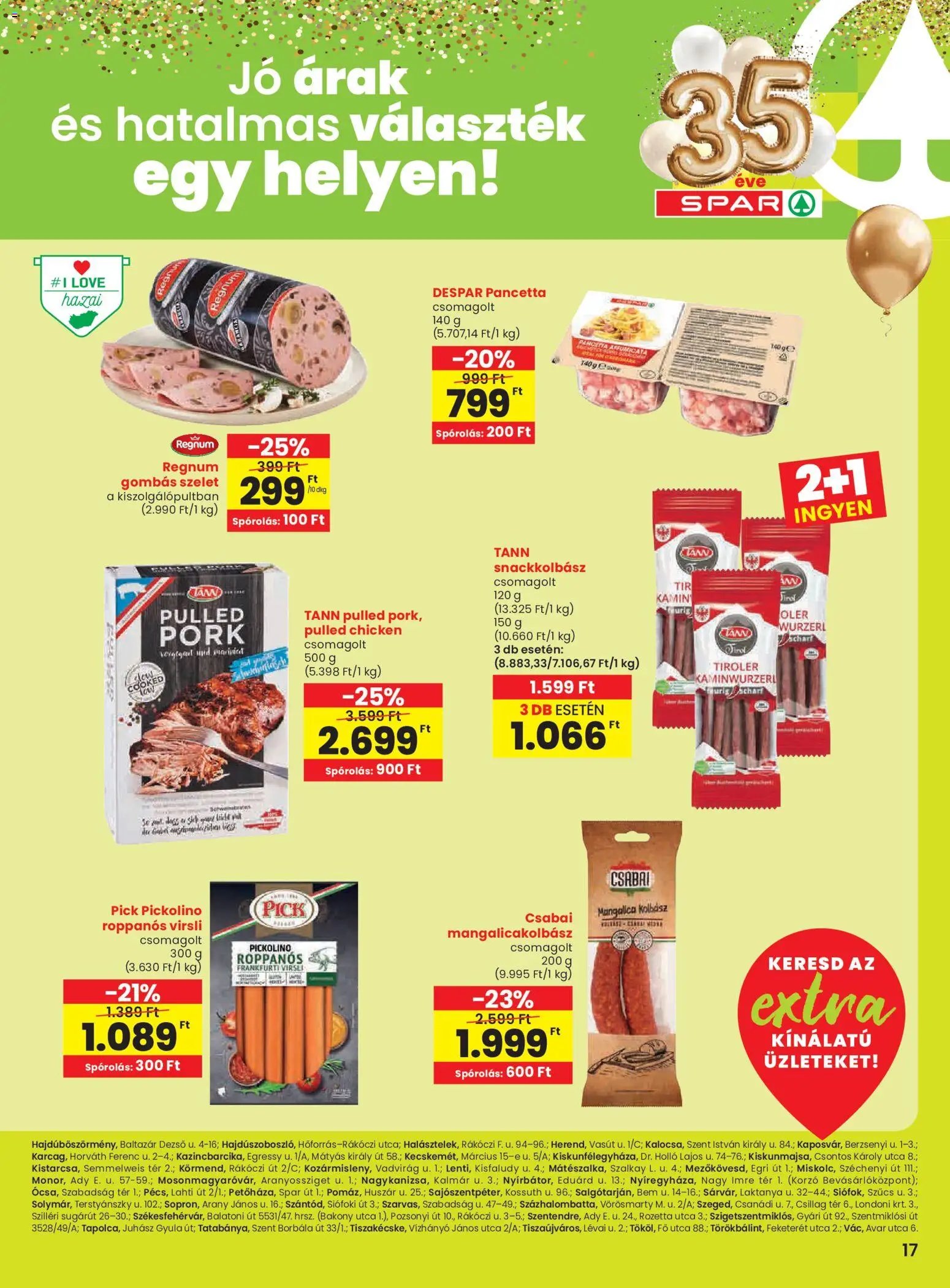 Spar újság 2026.03.12. Spar Extra ajánlat (2026-03-12 - 2026-03-18)