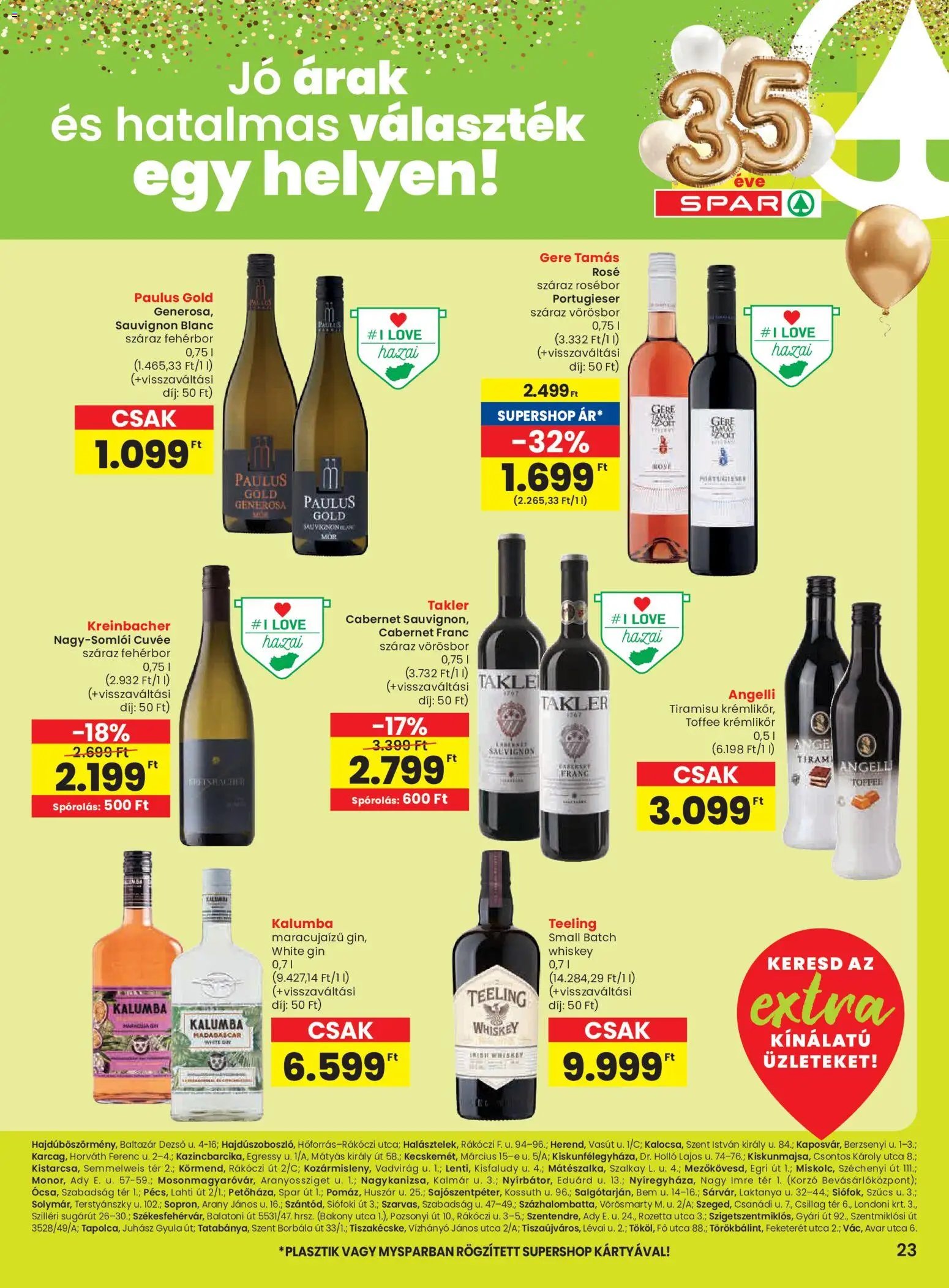 Spar újság 2026.03.12. Spar Extra ajánlat (2026-03-12 - 2026-03-18)