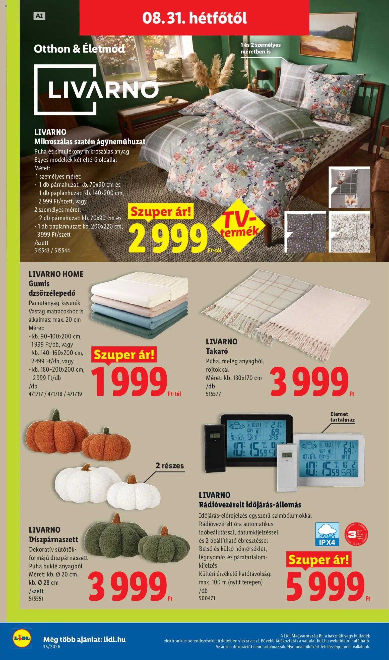 Lidl újság 2026.08.27. Lidl Nonfood kínálatunk
