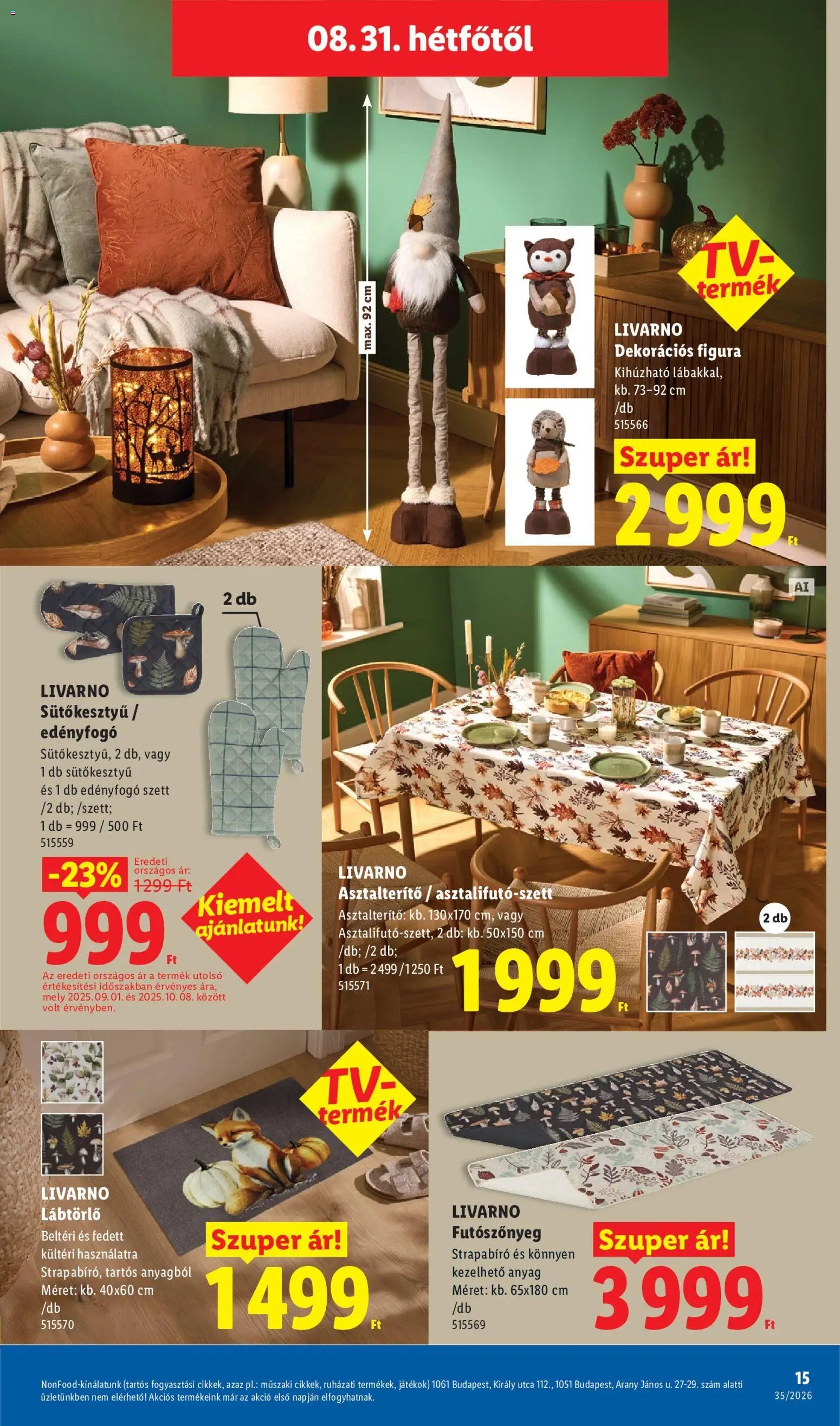 Lidl újság 2026.08.27. Lidl Nonfood kínálatunk