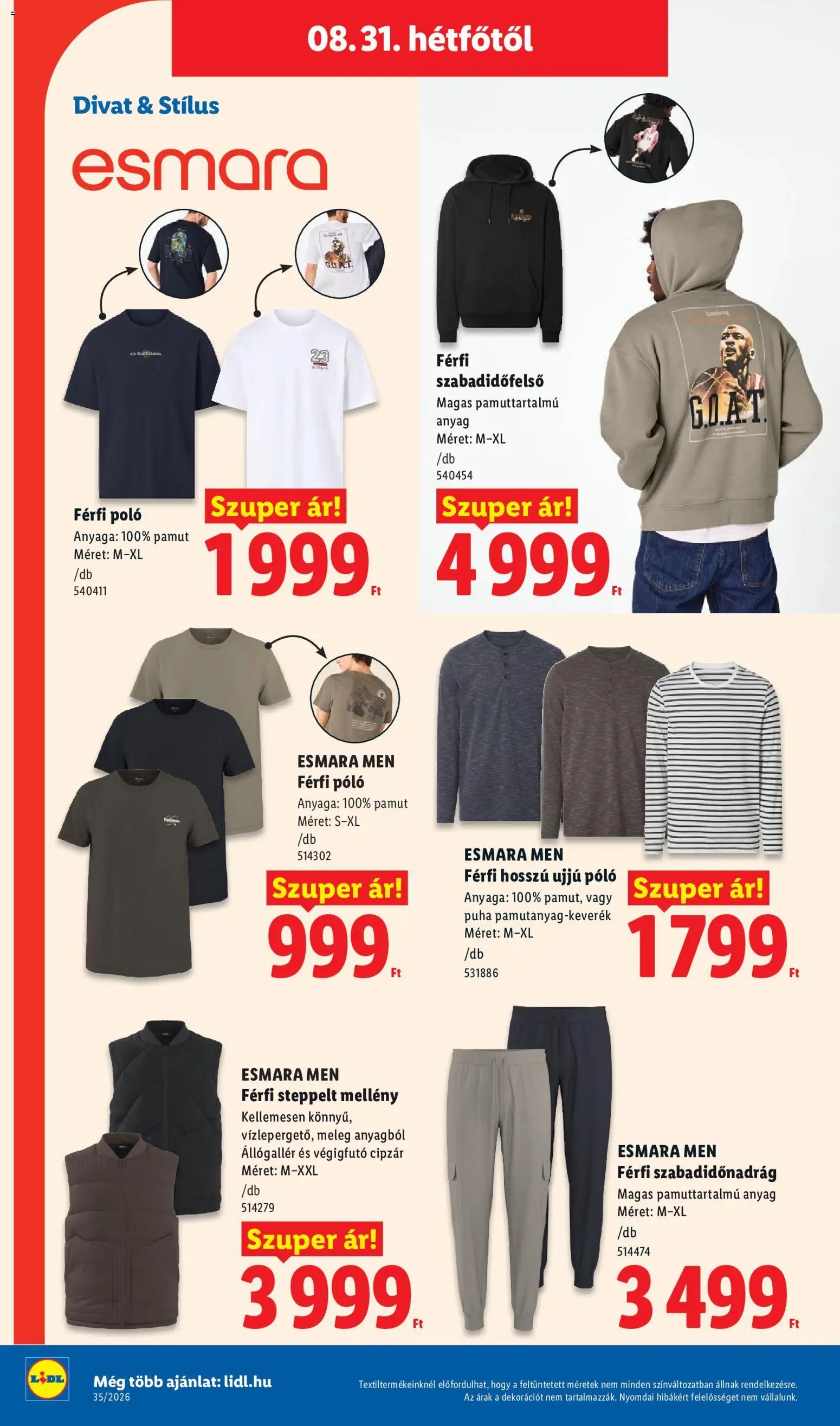 Lidl újság 2026.08.27. Lidl Nonfood kínálatunk