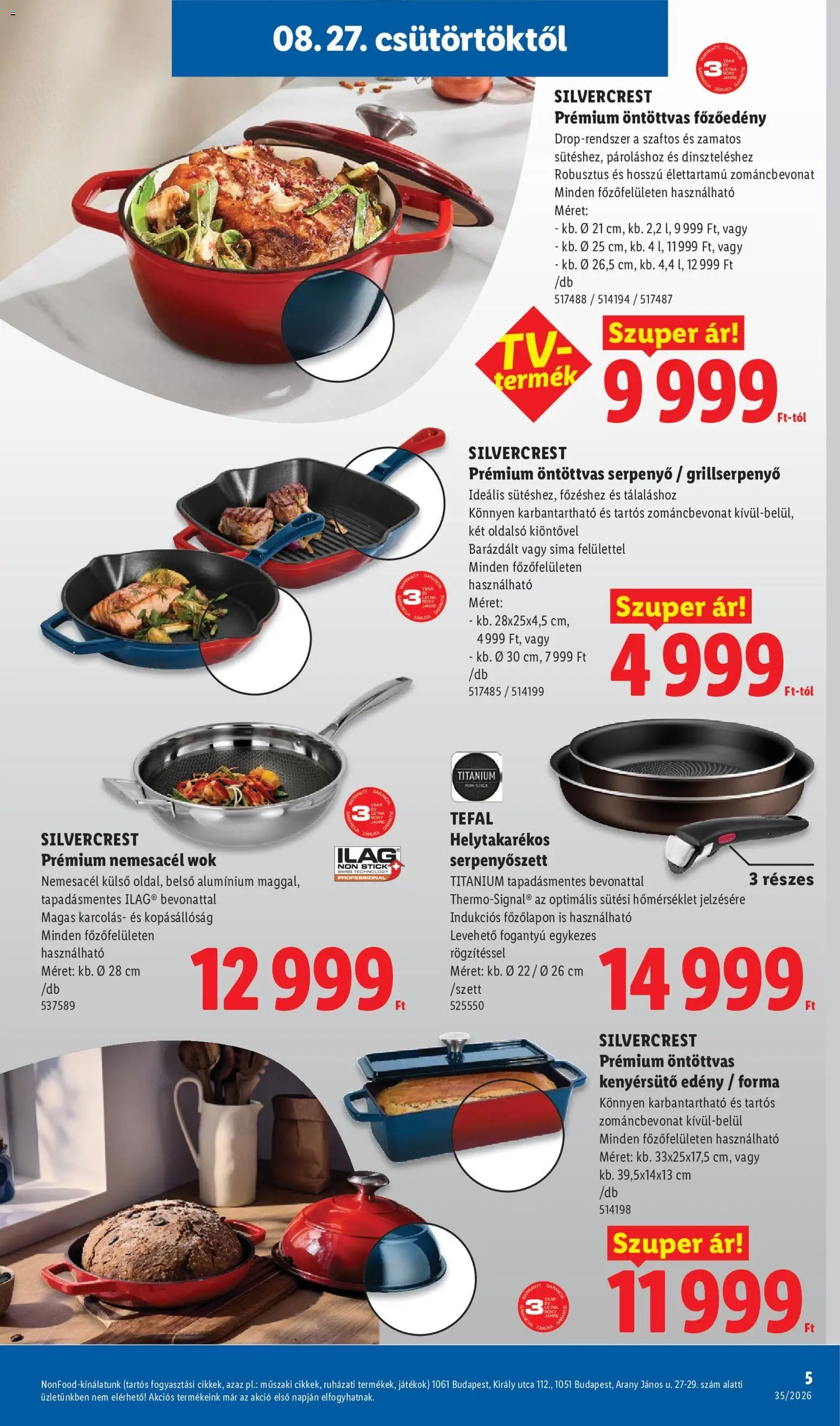 Lidl újság 2026.08.27. Lidl Nonfood kínálatunk