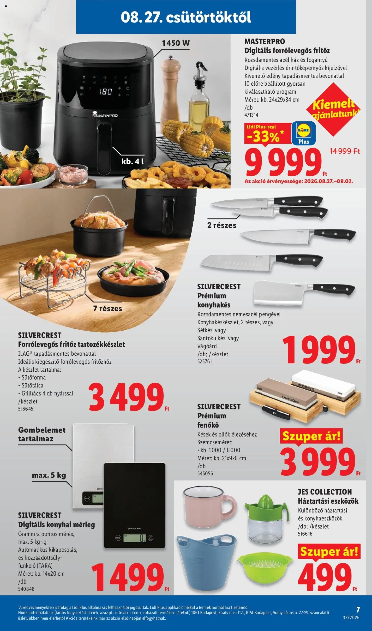 Lidl újság 2026.08.27. Lidl Nonfood kínálatunk
