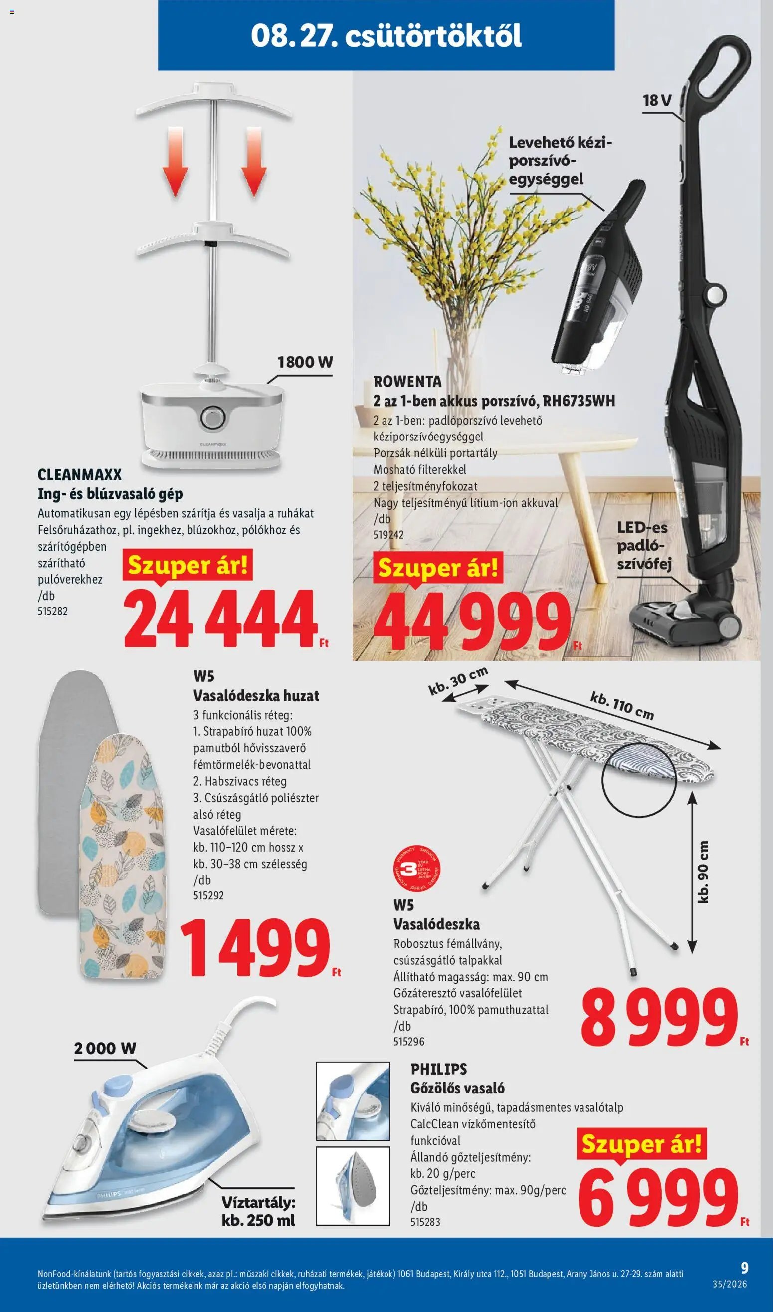 Lidl újság 2026.08.27. Lidl Nonfood kínálatunk