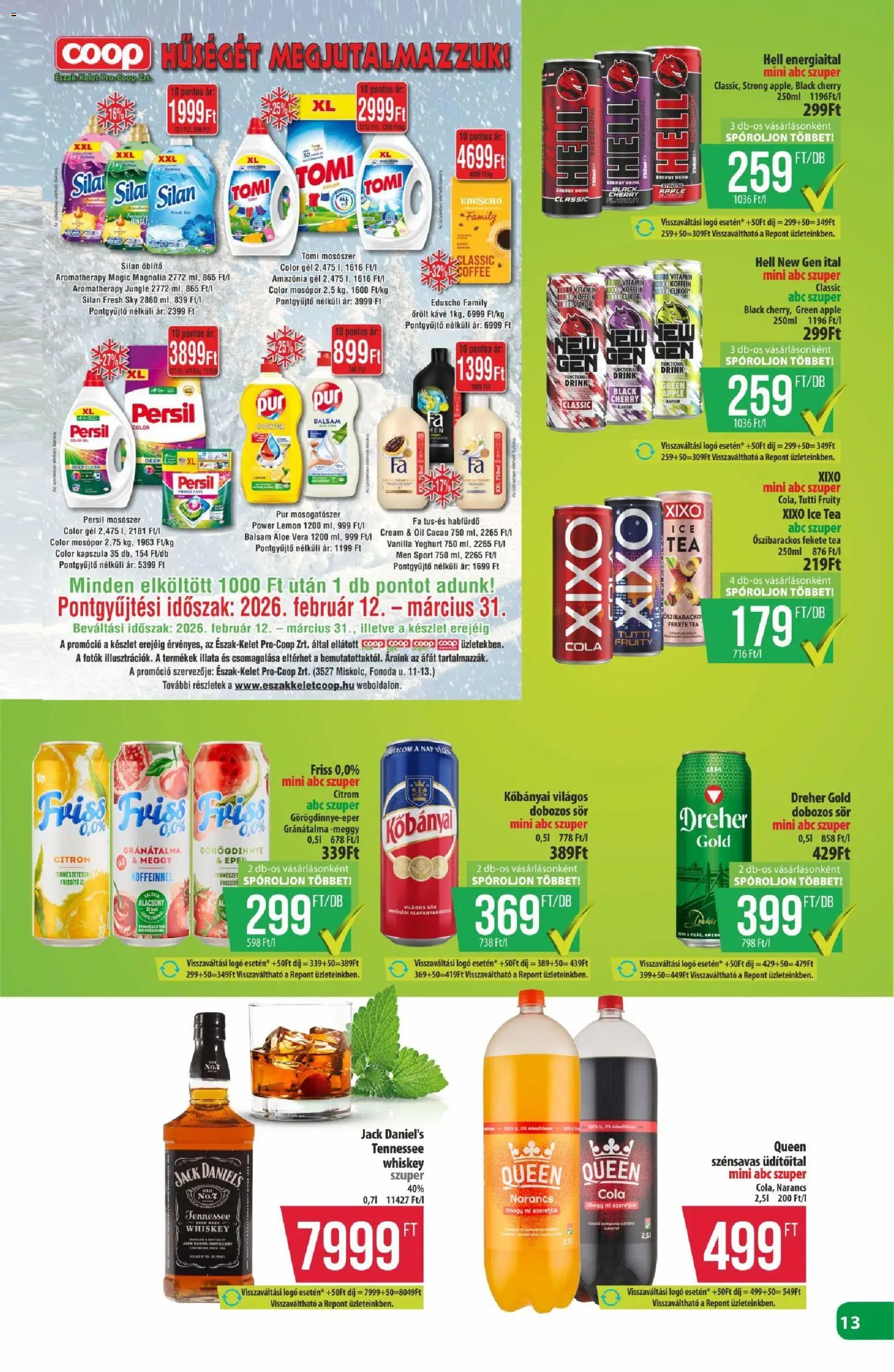 COOP újság 2026.03.26. COOP - Újság Észak Kelet Pro-Coop Zrt (2026-03-26 - 2026-04-01)