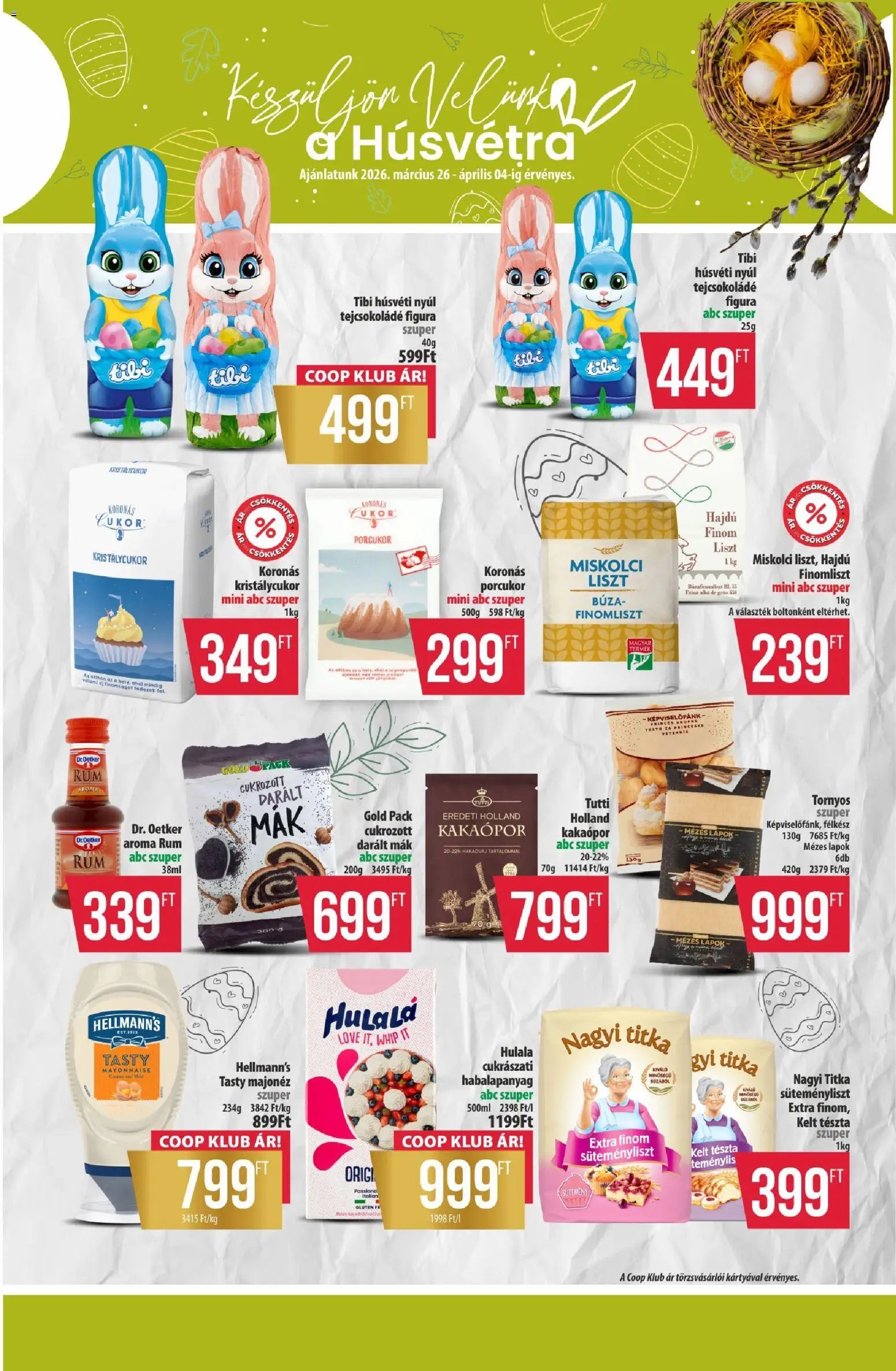 COOP újság 2026.03.26. COOP - Újság Észak Kelet Pro-Coop Zrt (2026-03-26 - 2026-04-01)