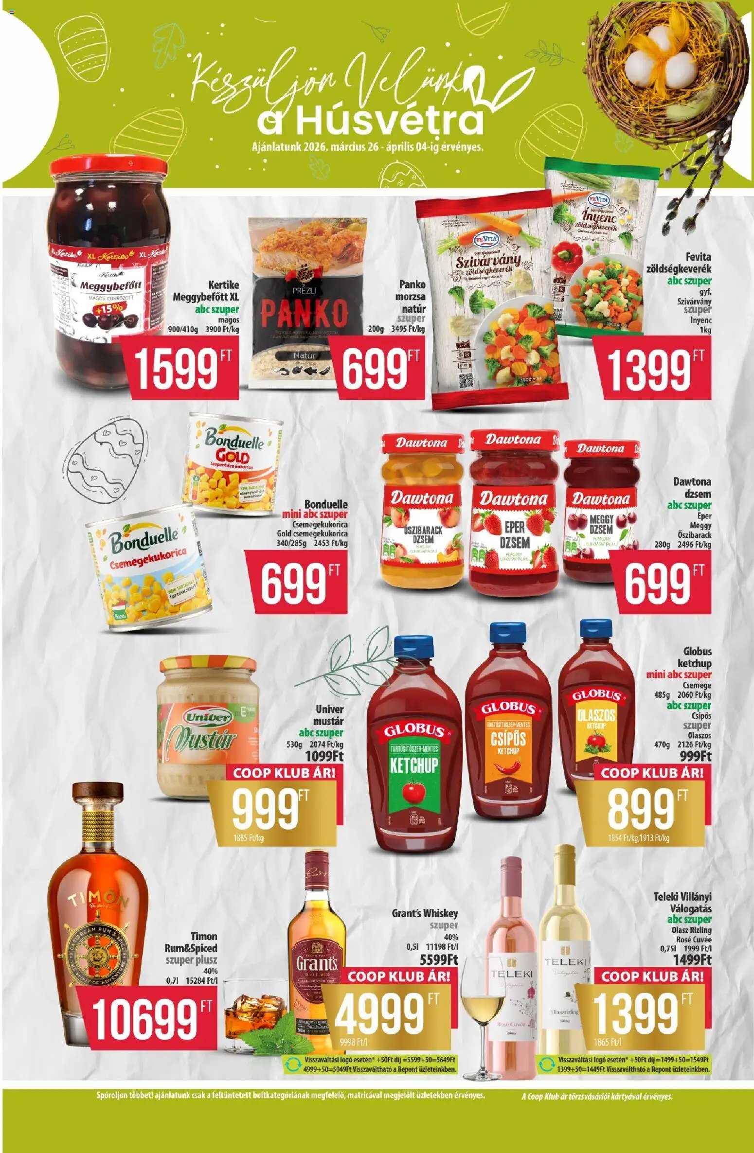 COOP újság 2026.03.26. COOP - Újság Észak Kelet Pro-Coop Zrt (2026-03-26 - 2026-04-01)