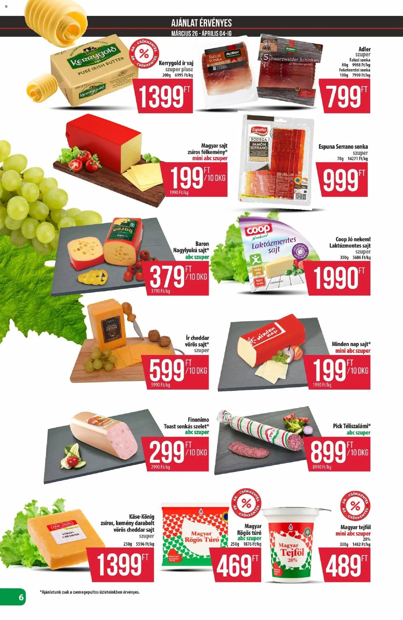 COOP újság 2026.03.26. COOP - Újság Észak Kelet Pro-Coop Zrt (2026-03-26 - 2026-04-01)