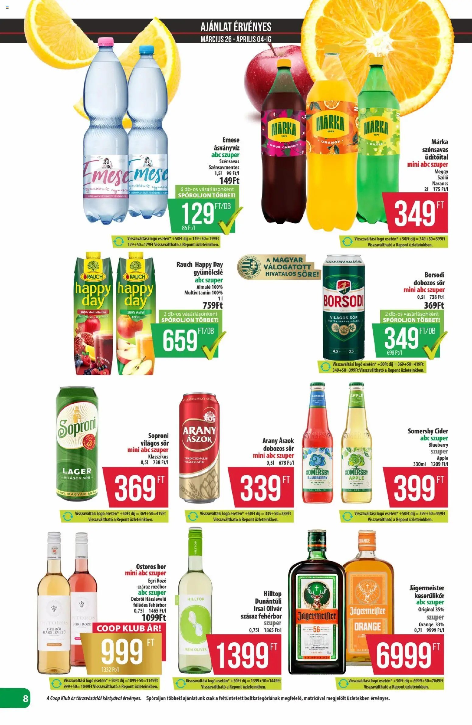 COOP újság 2026.03.26. COOP - Újság Észak Kelet Pro-Coop Zrt (2026-03-26 - 2026-04-01)