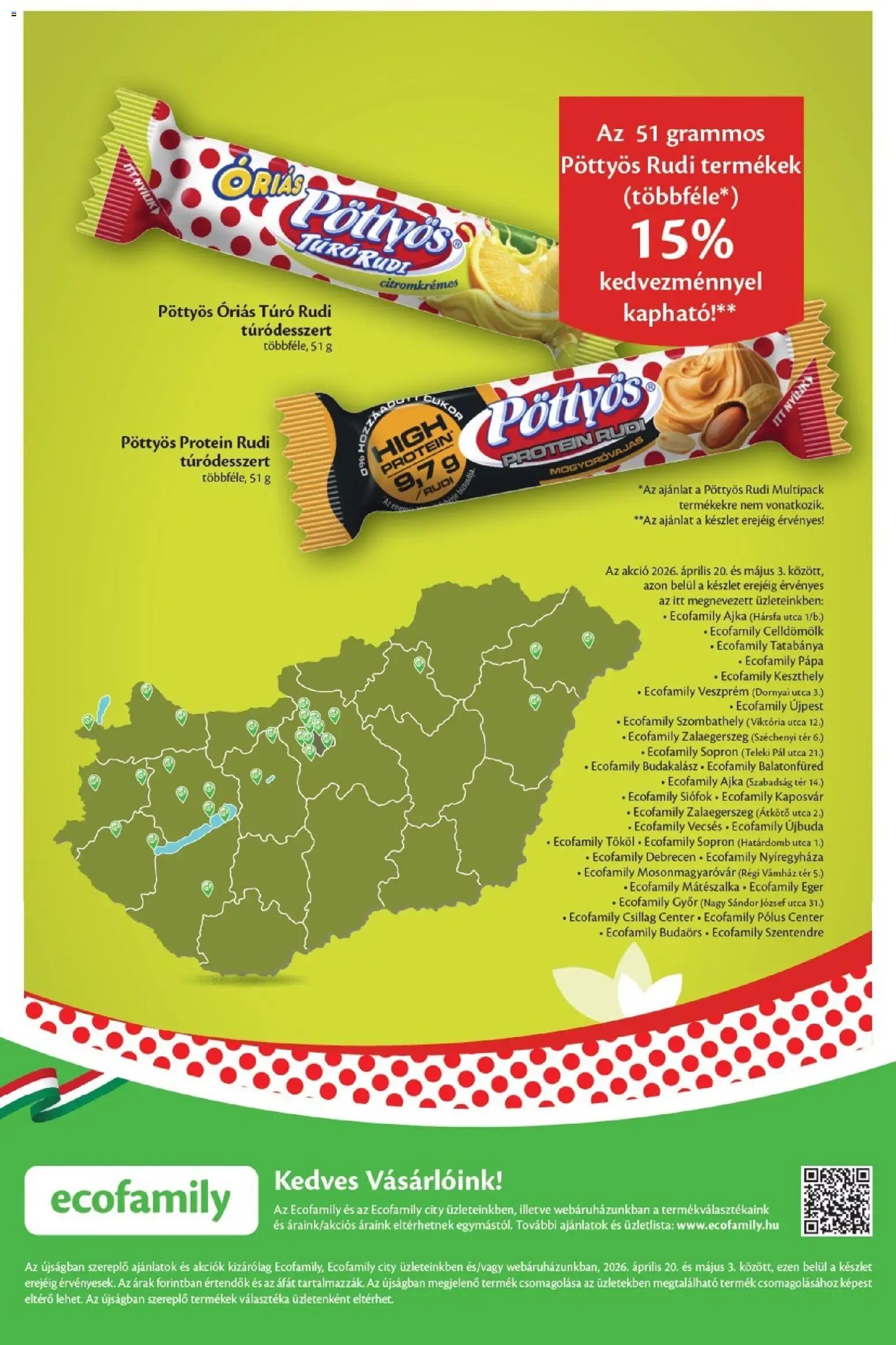 EcoFamily újság 2026.04.20. EcoFamily akciós újság (2026-04-20 - 2026-05-03)