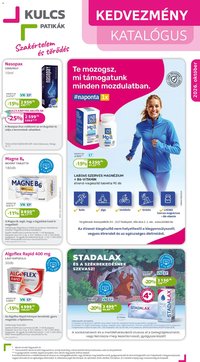 Kulcs Patika újság 2026.10.01. Kulcs Patika akciós újság