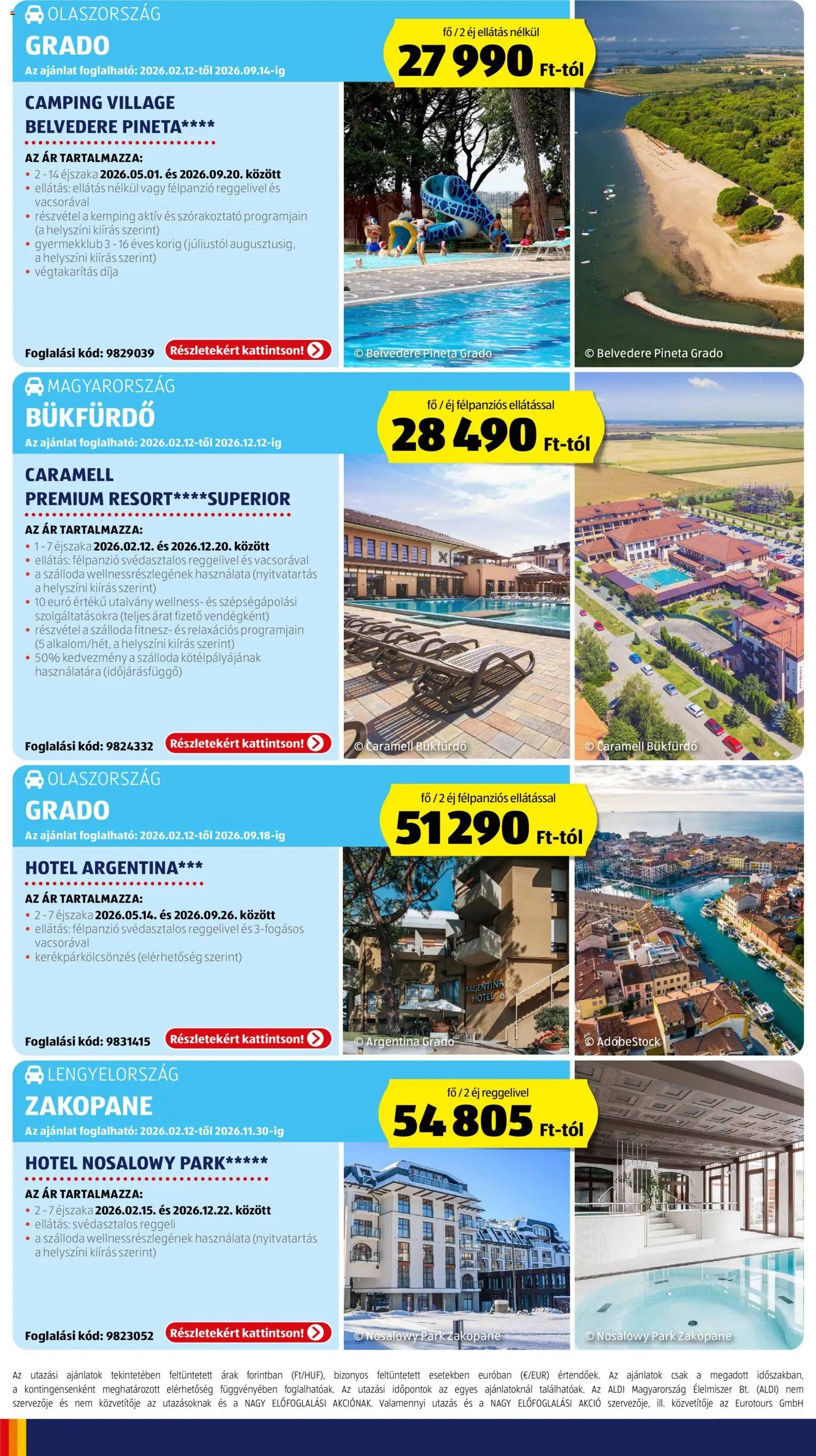 Aldi újság 2026.02.12. Utazás katalógus (2026-02-12 - 2026-02-18)