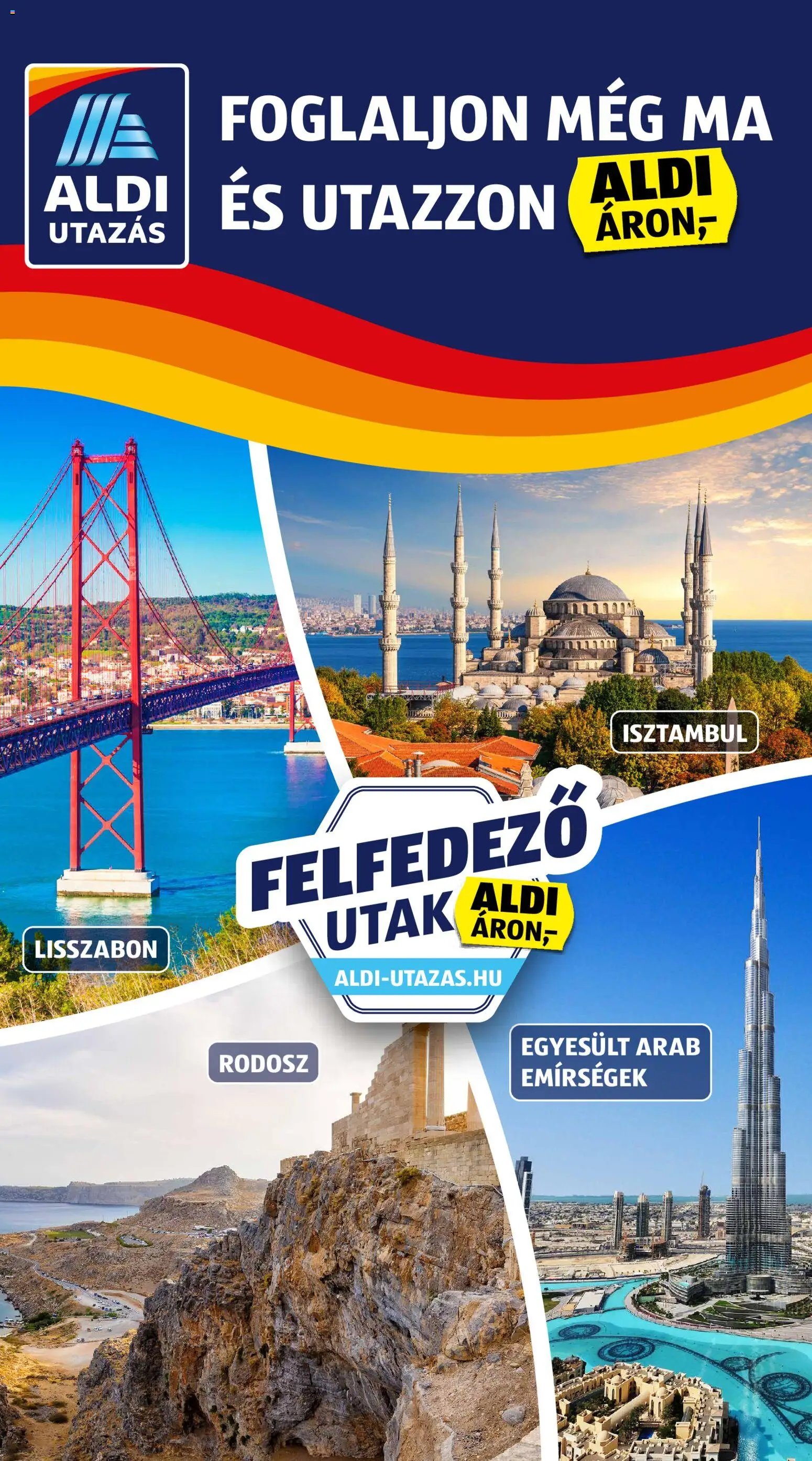 Aldi újság 2026.02.12. Utazás katalógus (2026-02-12 - 2026-02-18)