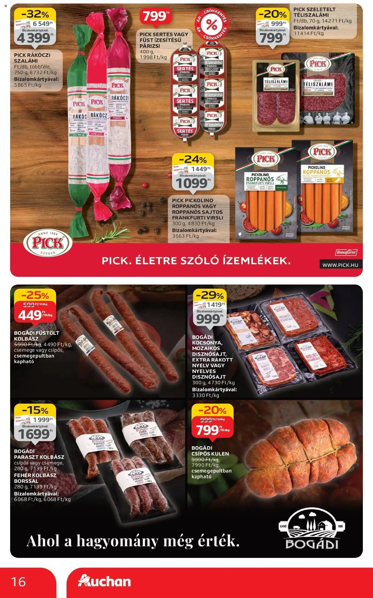 Auchan újság 2025.10.24. Szeged Akciós újság Auchan (2025-10-24 - 2025-10-29)
