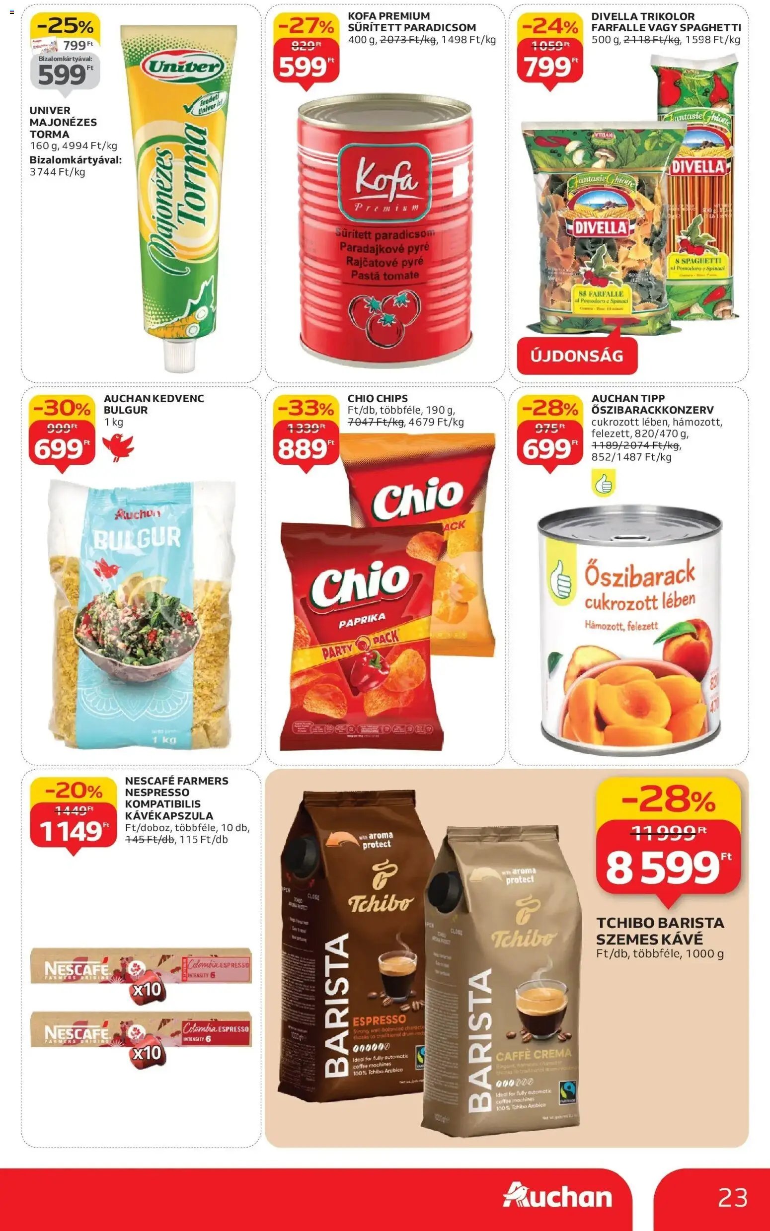 Auchan újság 2025.10.24. Szeged Akciós újság Auchan (2025-10-24 - 2025-10-29)
