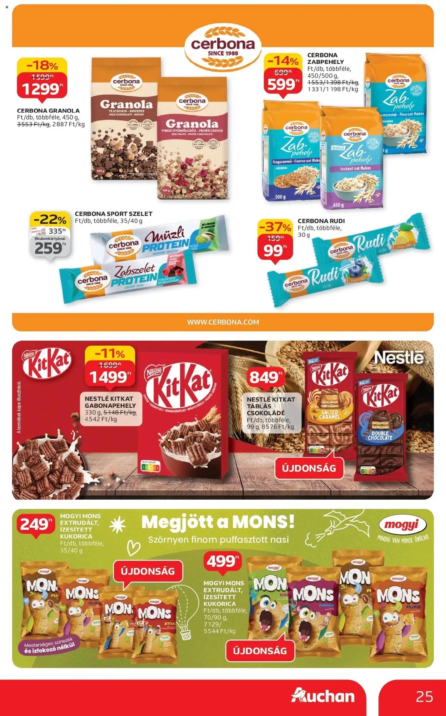 Auchan újság 2025.10.24. Szeged Akciós újság Auchan (2025-10-24 - 2025-10-29)