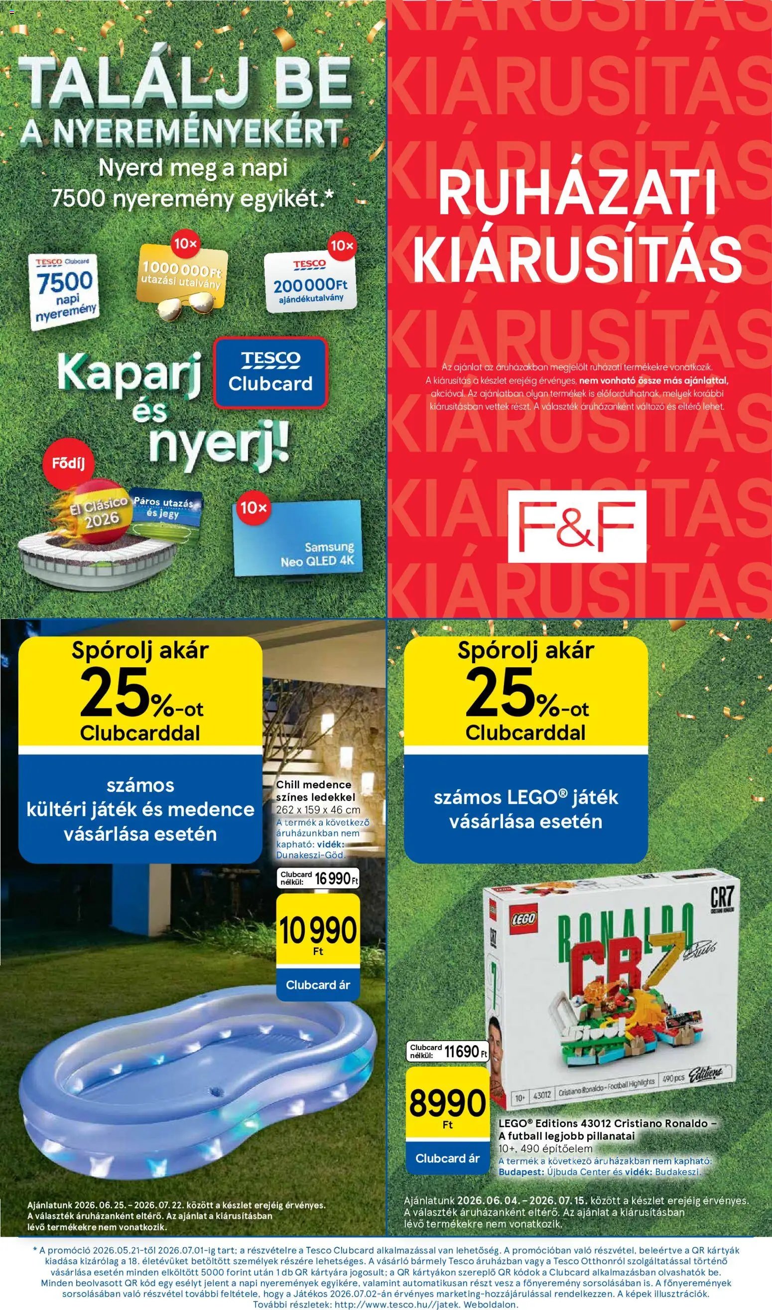 Tesco újság 2026.06.25. Tesco aktuális akciós újság