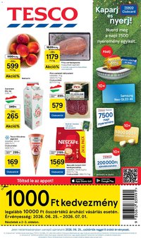 Tesco újság 2026.06.25. Tesco aktuális akciós újság