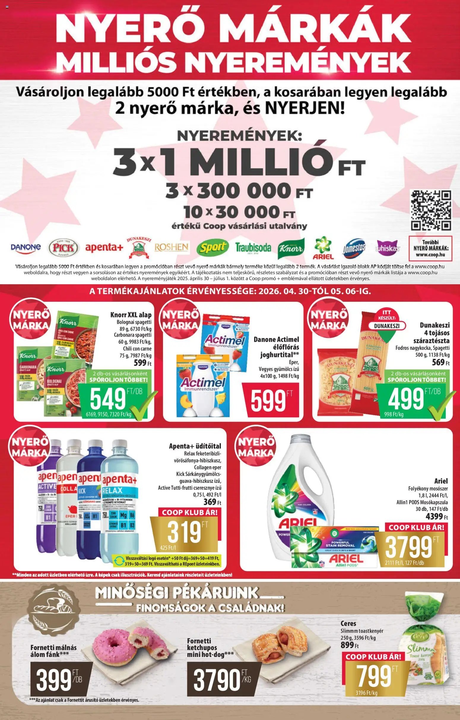 COOP újság 2026.04.30. COOP - Észak Kelet Pro-Coop Zrt - Szuper Plusz (2026-04-30 - 2026-05-06)