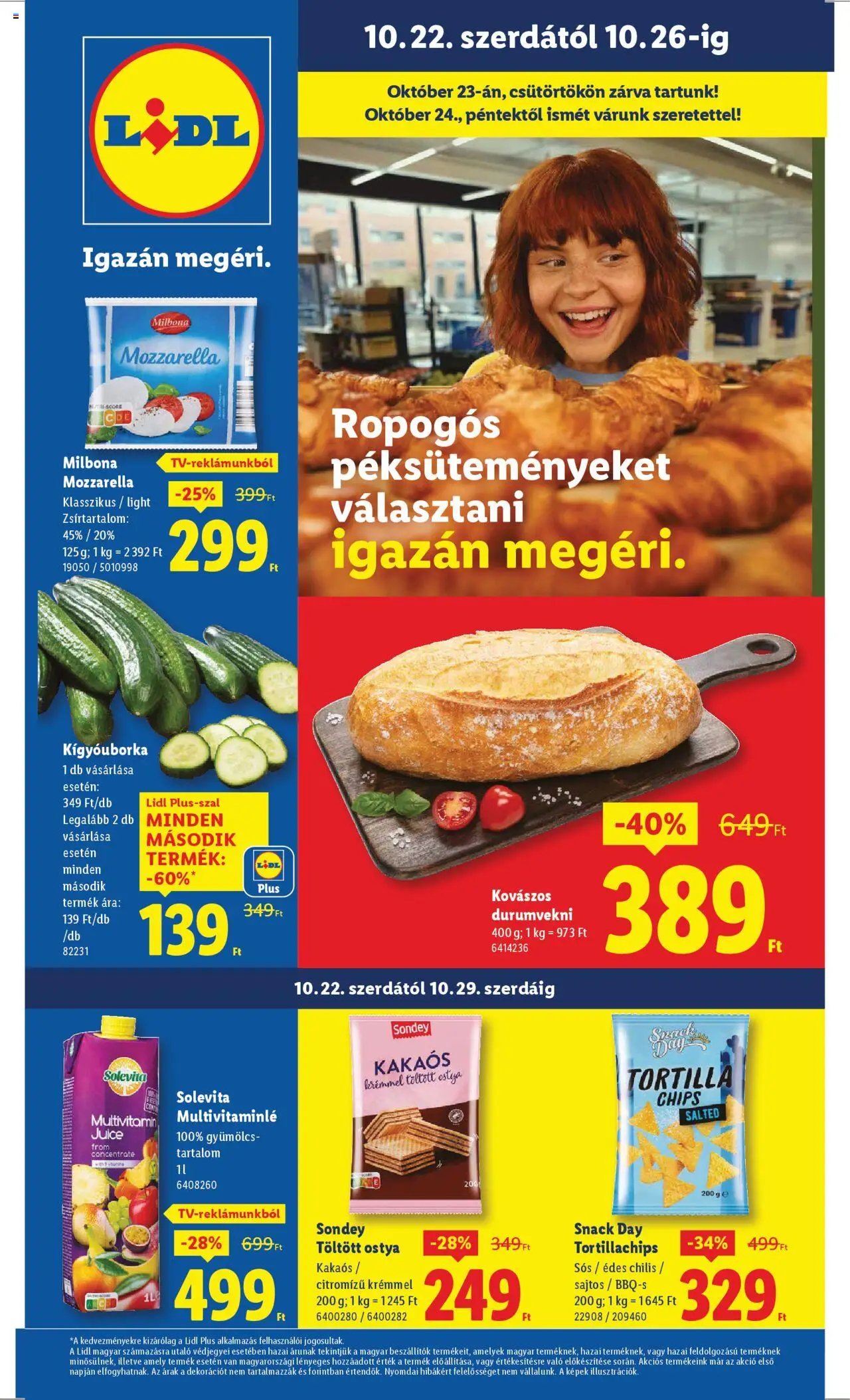 Lidl újság 2025.10.22. Akciós újság Lidl (2025-10-22 - 2025-10-29)