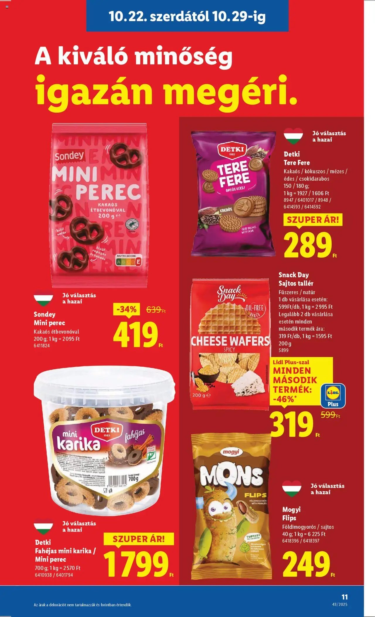 Lidl újság 2025.10.22. Akciós újság Lidl (2025-10-22 - 2025-10-29)