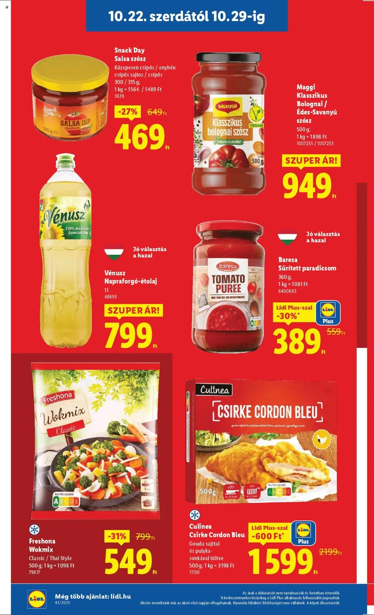 Lidl újság 2025.10.22. Akciós újság Lidl (2025-10-22 - 2025-10-29)