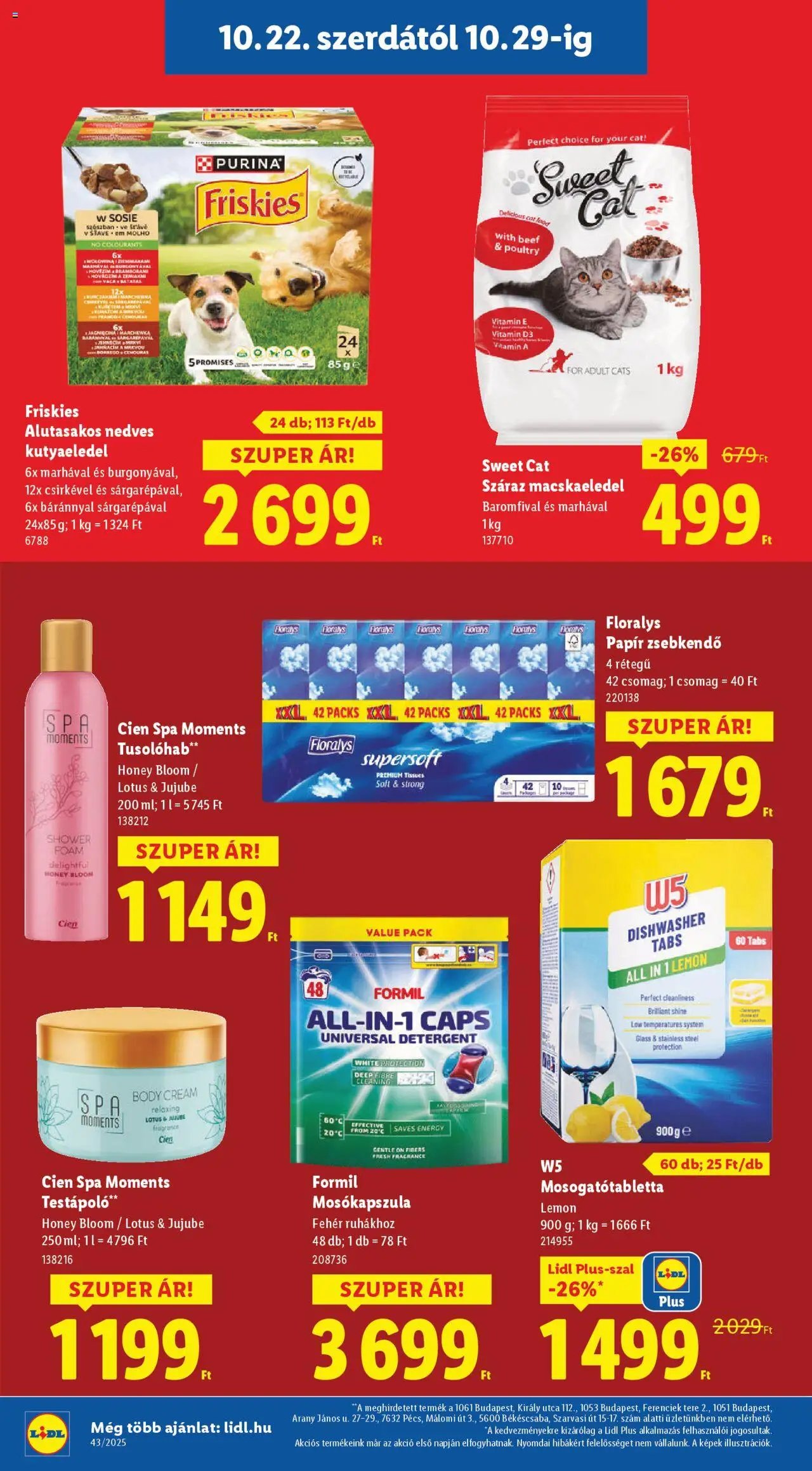 Lidl újság 2025.10.22. Akciós újság Lidl (2025-10-22 - 2025-10-29)