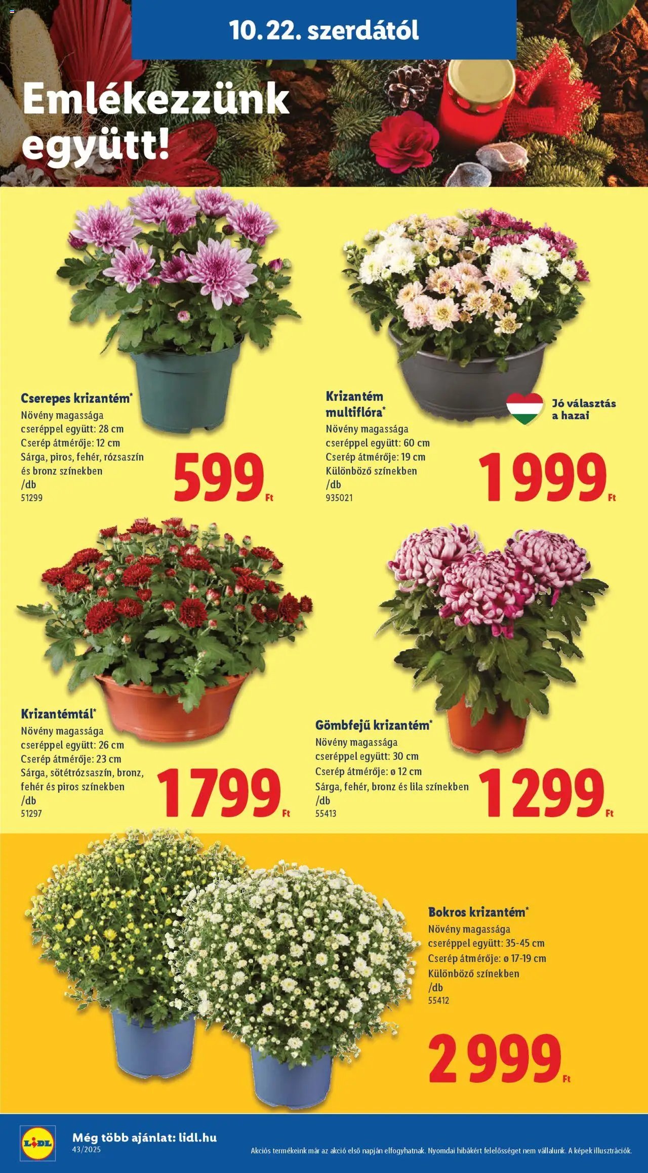 Lidl újság 2025.10.22. Akciós újság Lidl (2025-10-22 - 2025-10-29)