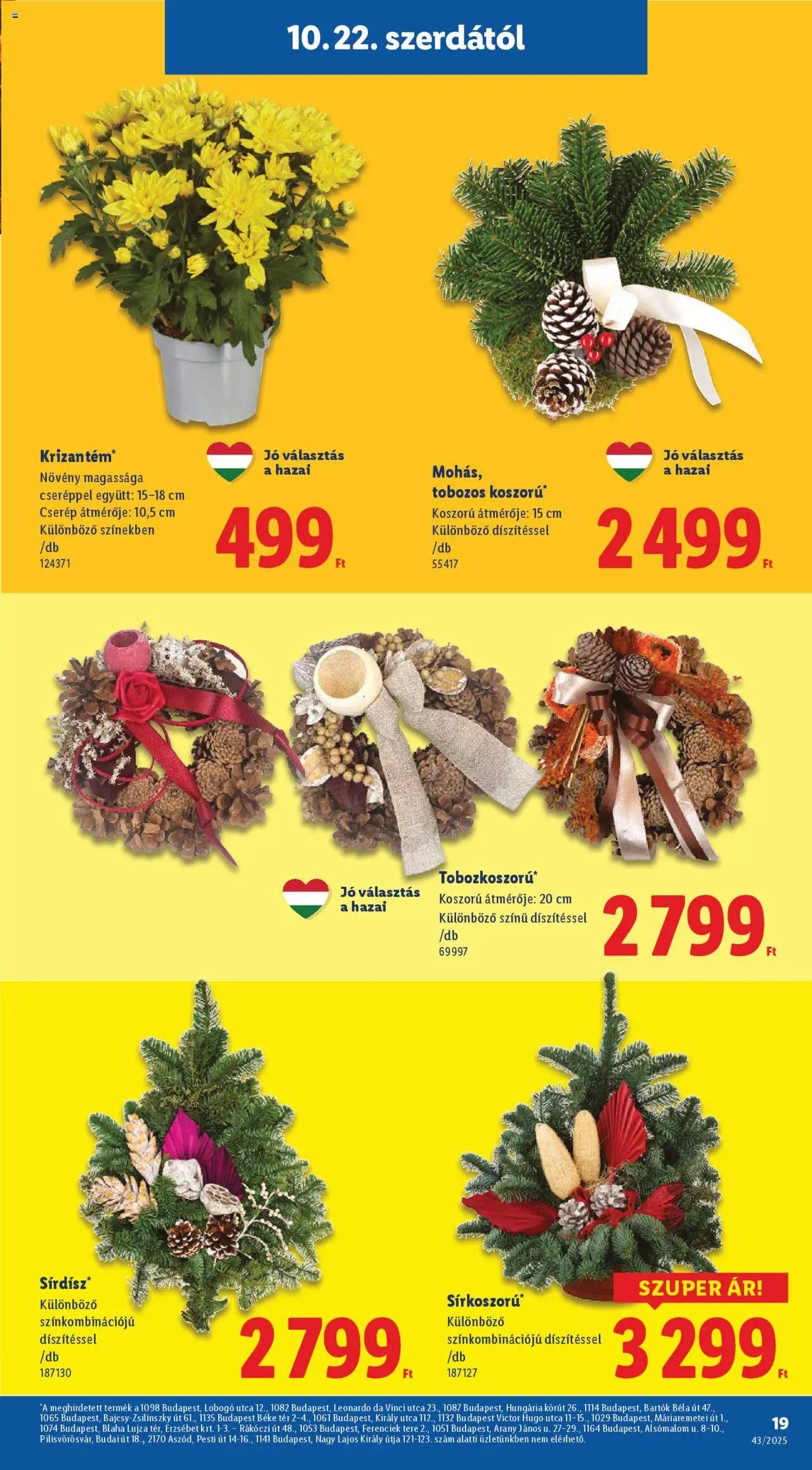 Lidl újság 2025.10.22. Akciós újság Lidl (2025-10-22 - 2025-10-29)