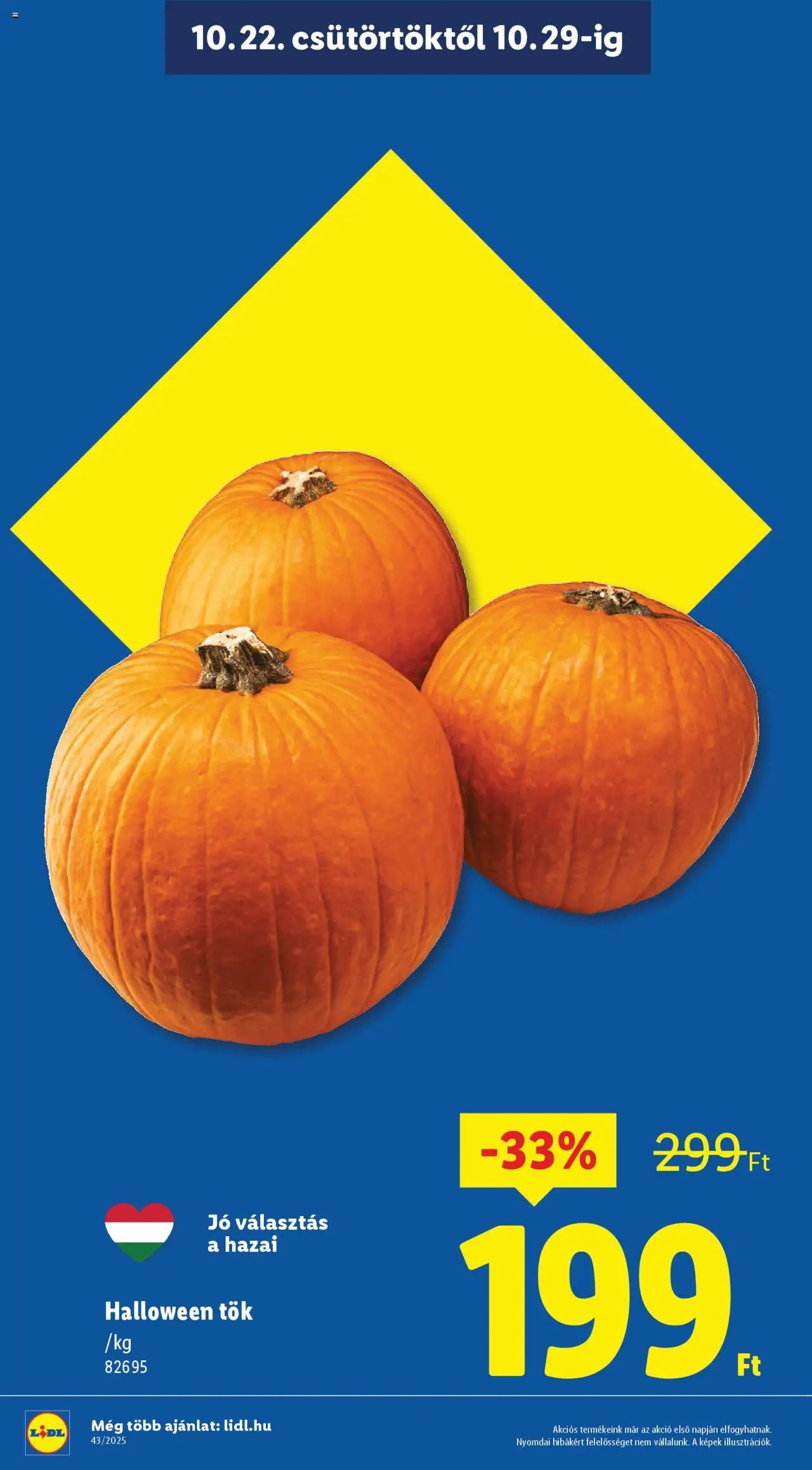 Lidl újság 2025.10.22. Akciós újság Lidl (2025-10-22 - 2025-10-29)
