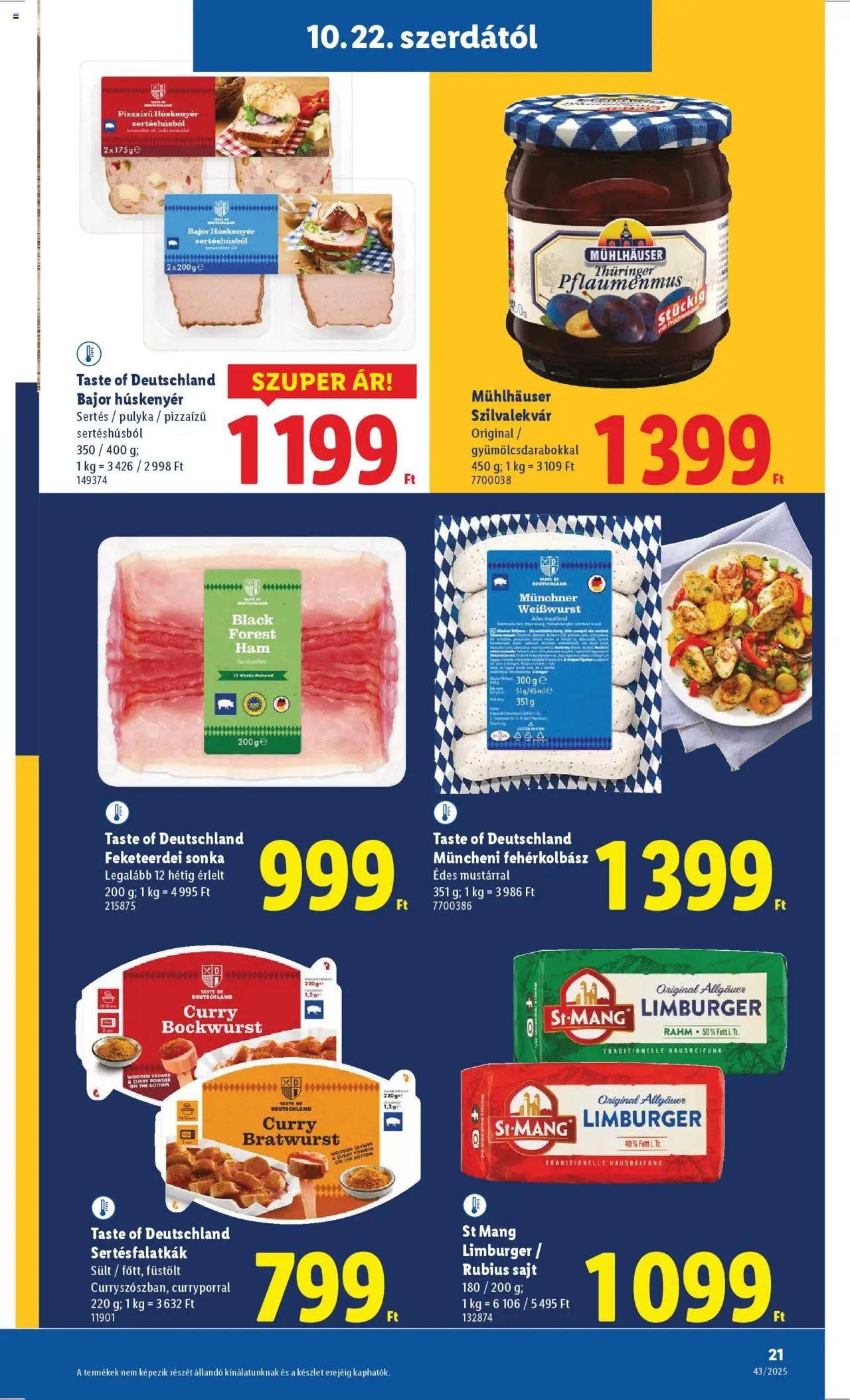 Lidl újság 2025.10.22. Akciós újság Lidl (2025-10-22 - 2025-10-29)