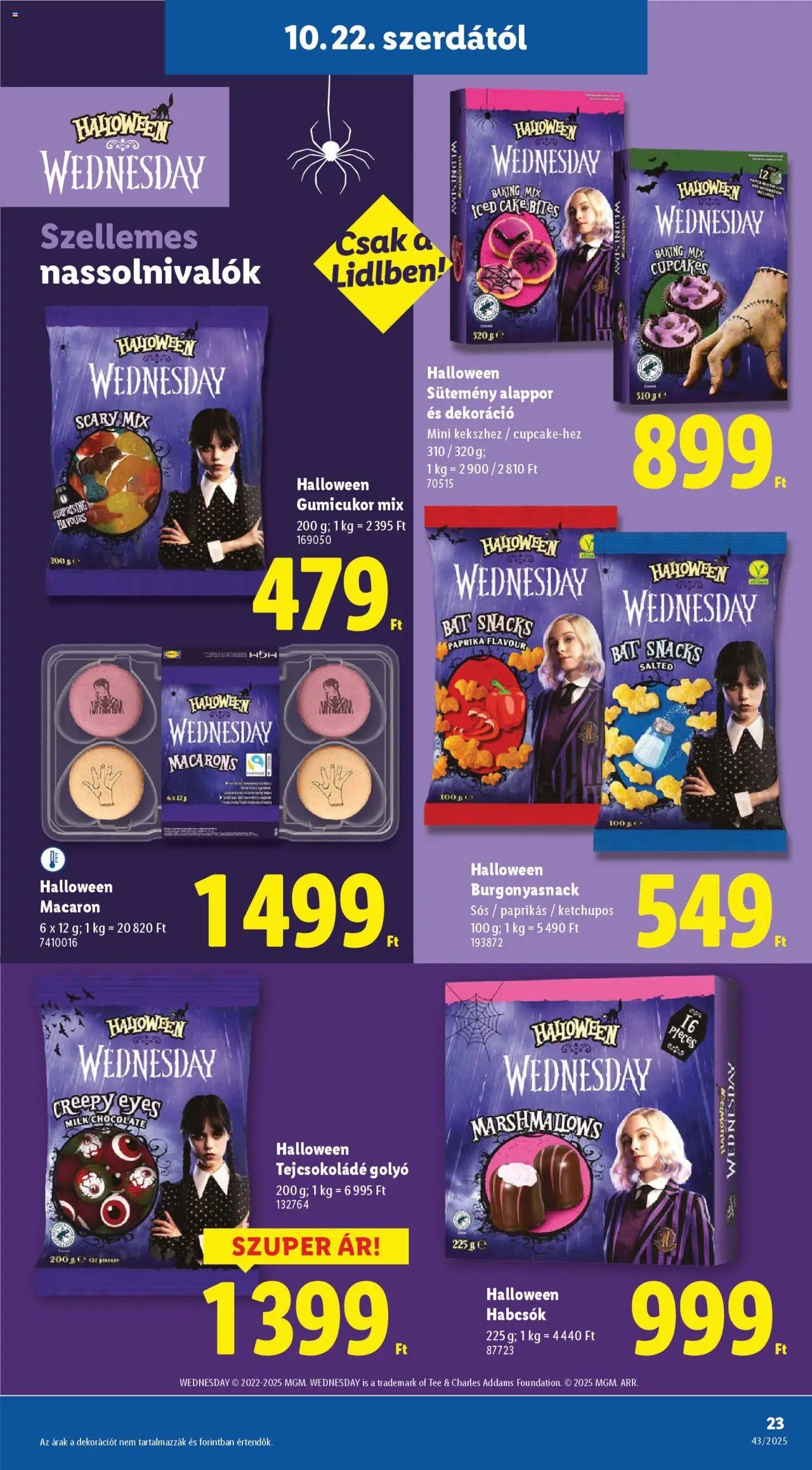 Lidl újság 2025.10.22. Akciós újság Lidl (2025-10-22 - 2025-10-29)