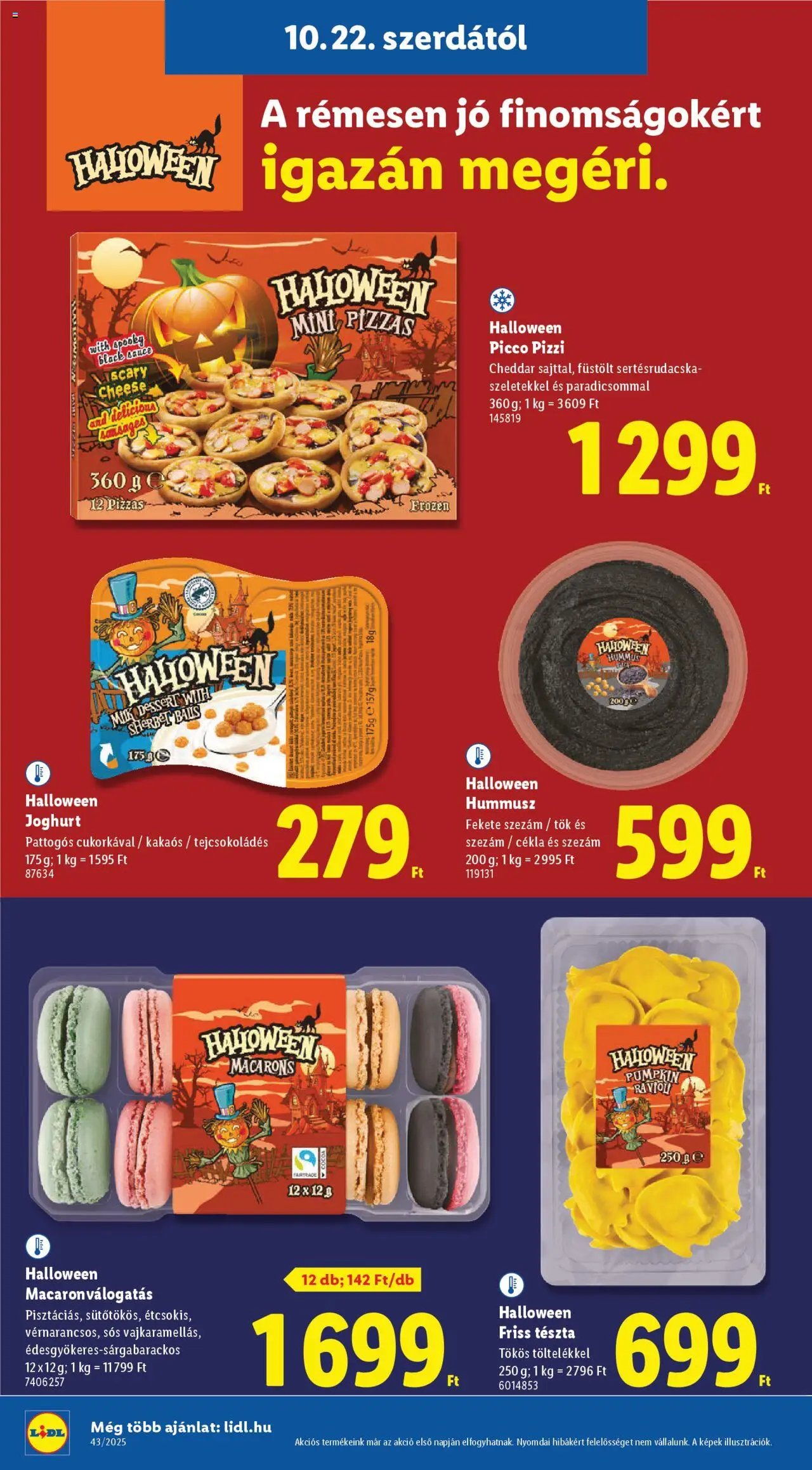 Lidl újság 2025.10.22. Akciós újság Lidl (2025-10-22 - 2025-10-29)