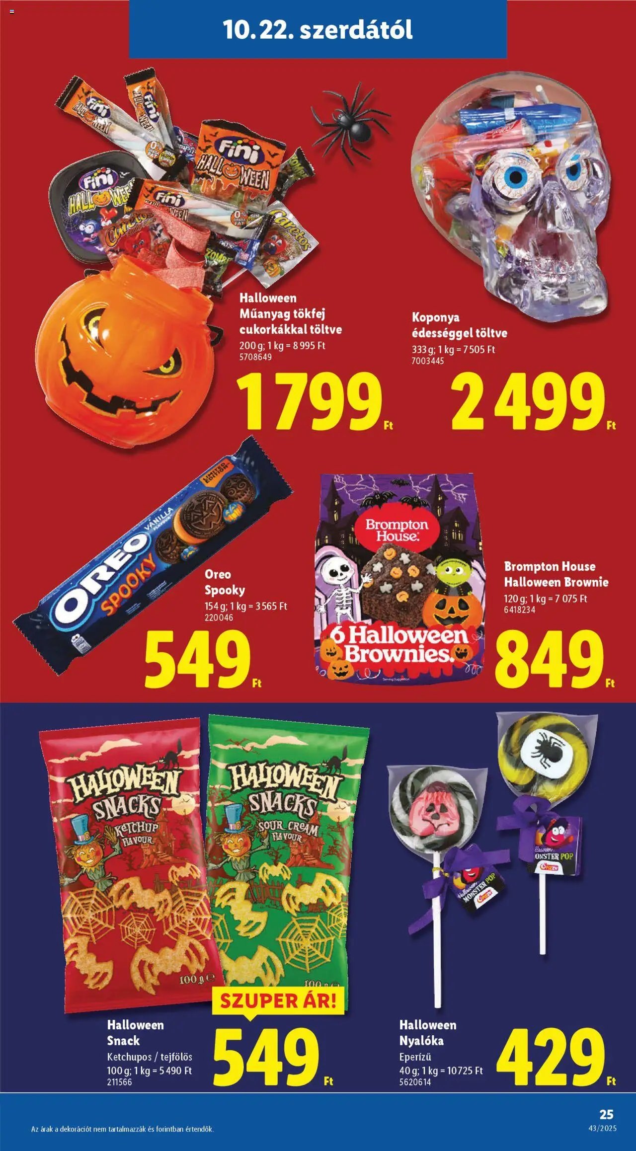 Lidl újság 2025.10.22. Akciós újság Lidl (2025-10-22 - 2025-10-29)